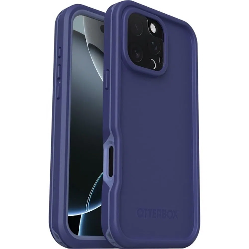OtterBox FRĒ MagSafe Etui do iPhone 16 Pro Max, Fioletowe | Wodoodporne (IP68), etui z wbudowanym zabezpieczeniem ekranu, przetestowane 5 razy zgodnie ze standardami wojskowymi