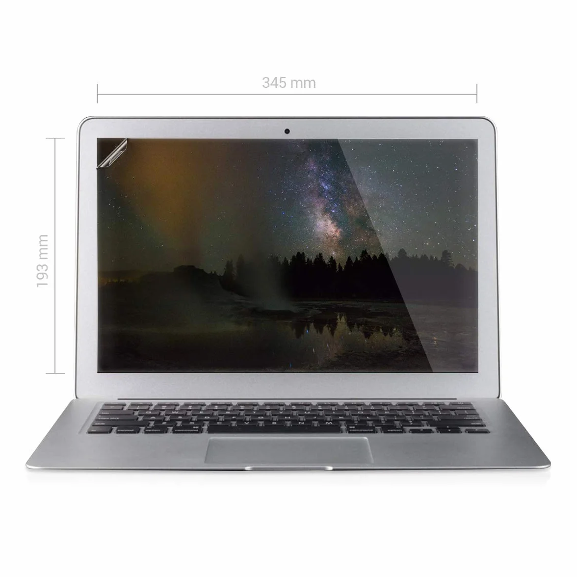 kwmobile Uniwersalna folia ochronna na wyświetlacz laptopa matowa do notebooków 39,6 cm 15,6"