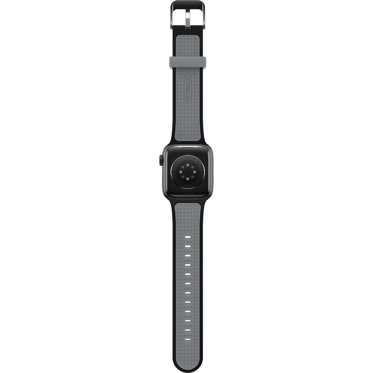 OtterBox Całodzienny pasek do zegarka Apple Watch 40/41/42mm, wytrzymały, miękki w dotyku silikonowy pasek do zegarka Apple Watch, Autobahn Black