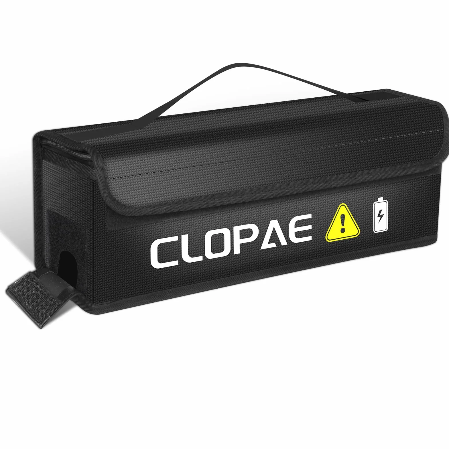 CLOPAE Torba na akumulator do roweru elektrycznego, wodoszczelna, ognioodporny skrzynek Lipo Safe Bag do przechowywania, ładowania i transportu