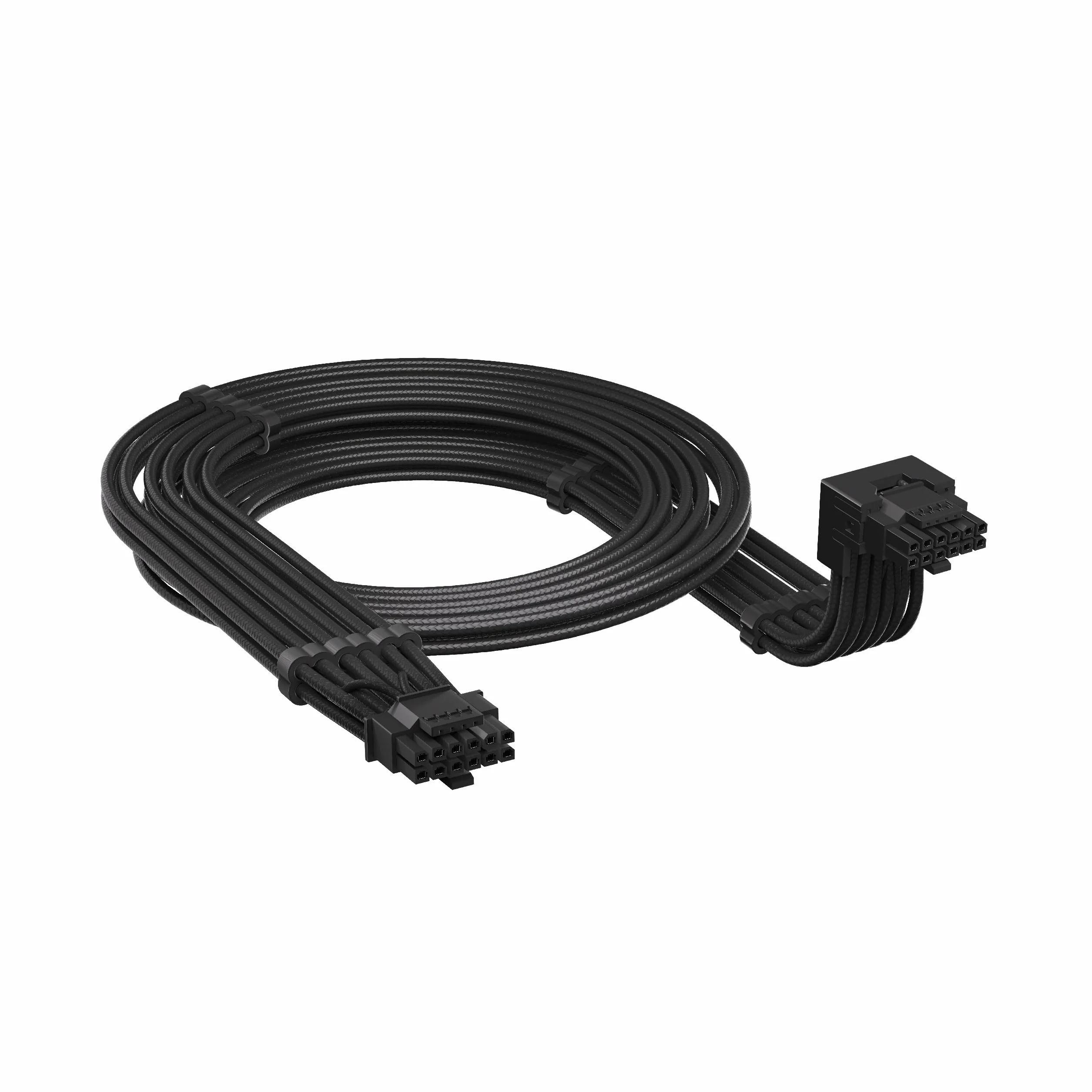 CORSAIR 90° 12V-2x6 Przewód Zasilający do Karty Graficznej – Dla Kart Graficznych NVIDIA GeForce RTX, Łatwe Podłączanie, Ultra-Elastyczne, Ochrona Termiczna – Styl B