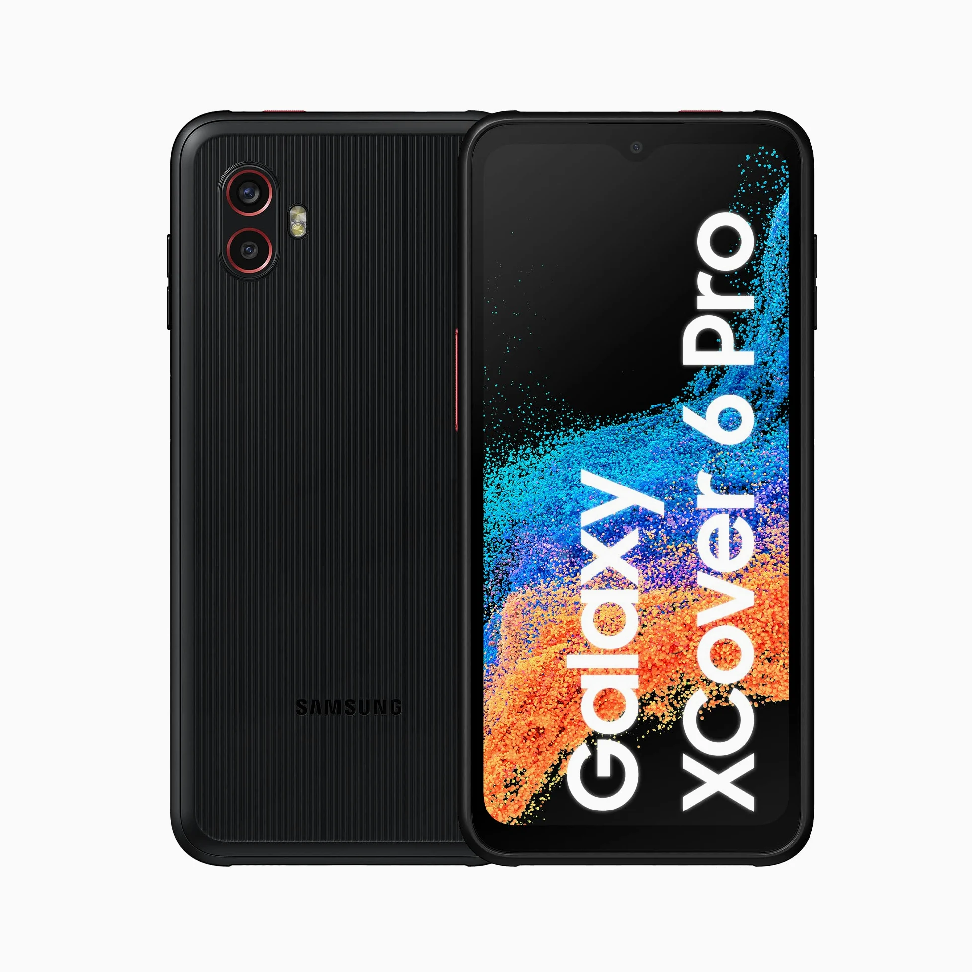 Samsung Galaxy XCover 6 Pro Wodoodporny smartfon z Androidem, wyświetlacz 6.6'', 6 GB pamięci RAM i 128 GB1 Rozbudowana pamięć wewnętrzna 2, bateria 4.050 mAh3, czarny [Wersja włoska]