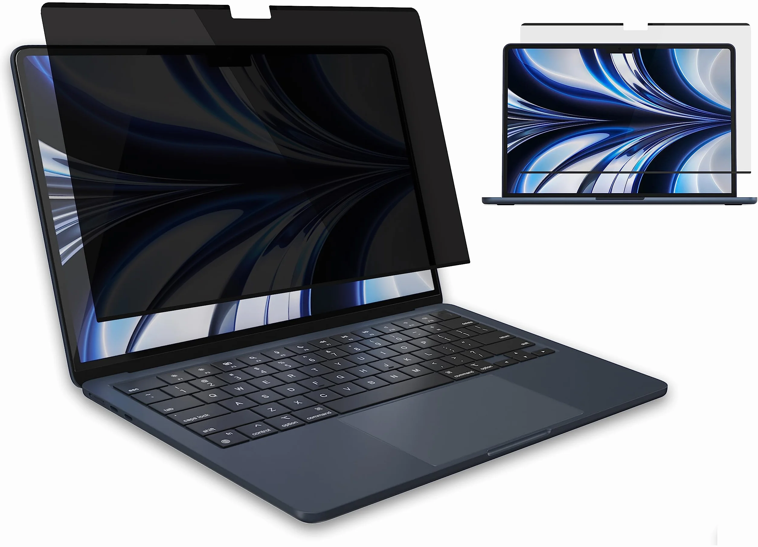 MyGadget Folia Prywatyzująca do MacBook Air 13,6 cala (2022) M2 A2681 Magnetyczna Filtr Anti Spieg