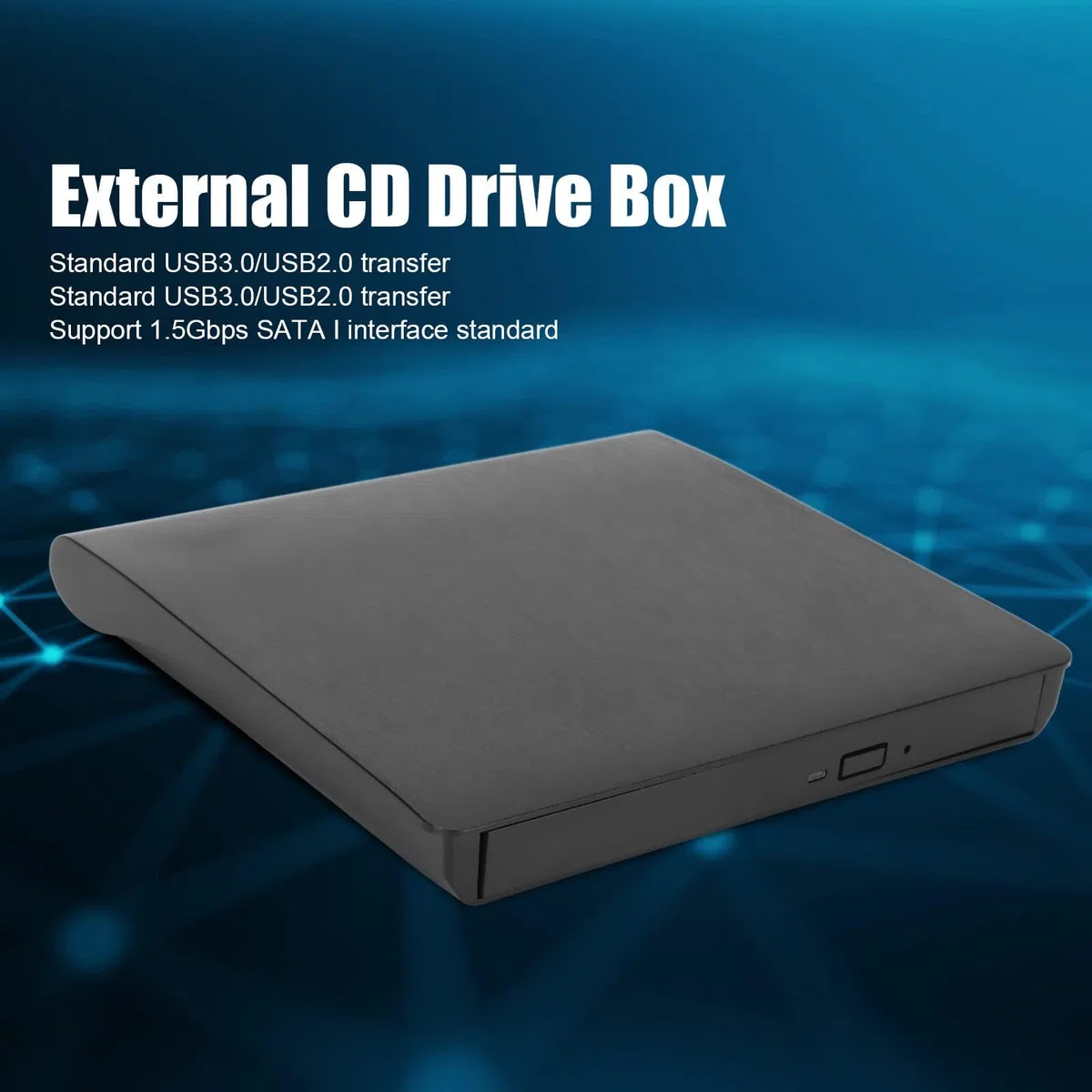 Ejoyous Zewnętrzny napęd DVD, port USB 3.0/2.0 typu C, przenośna nagrywarka i czytnik CD/DVD-ROM, 5 Gbit/s, do komputera PC/laptopa/komputera stacjonarnego