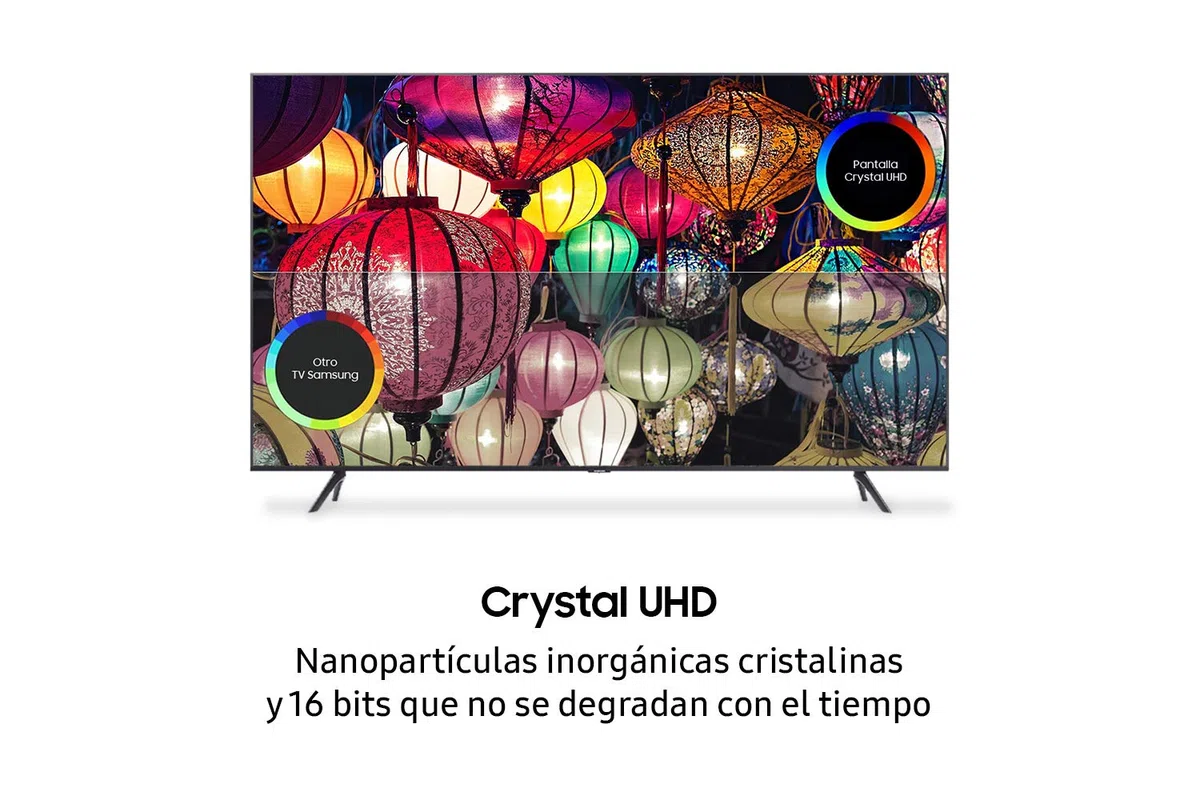 Samsung Crystal UHD 2020 43" Telewizor (Krystaliczny Procesor 4K, HDR, Asystent Głosowy)