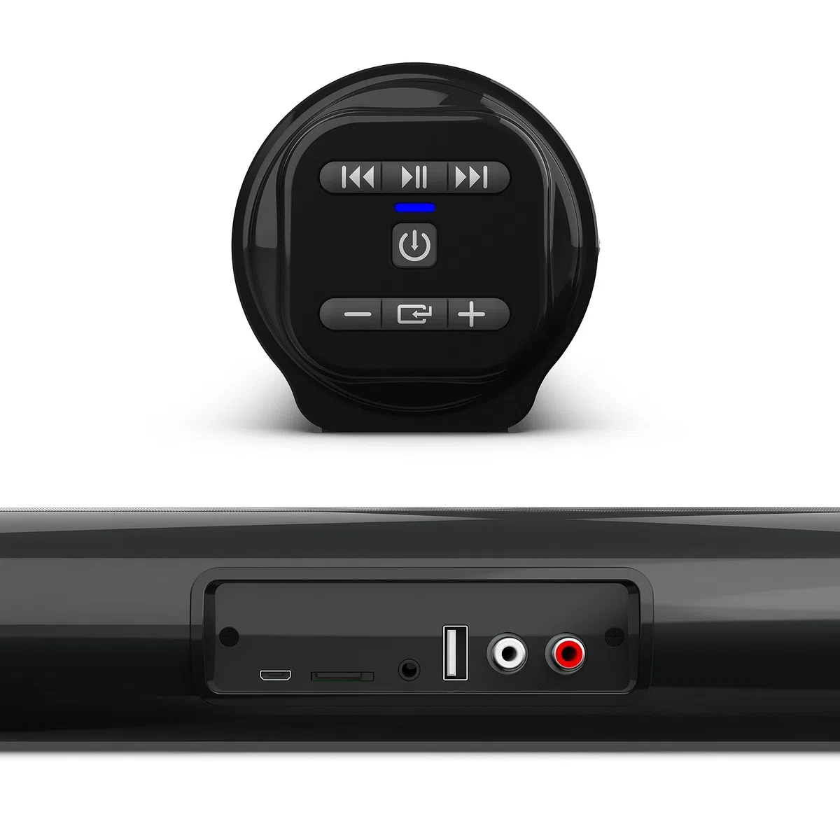 Głośnik komputerowy Przenośna kolumna bezprzewodowa Soundbar Głośnik kompatybilny z Bluetooth Potężny dźwięk muzyki 3D Bar kino domowe aux 3,5 mm TF do głośników biurkowych