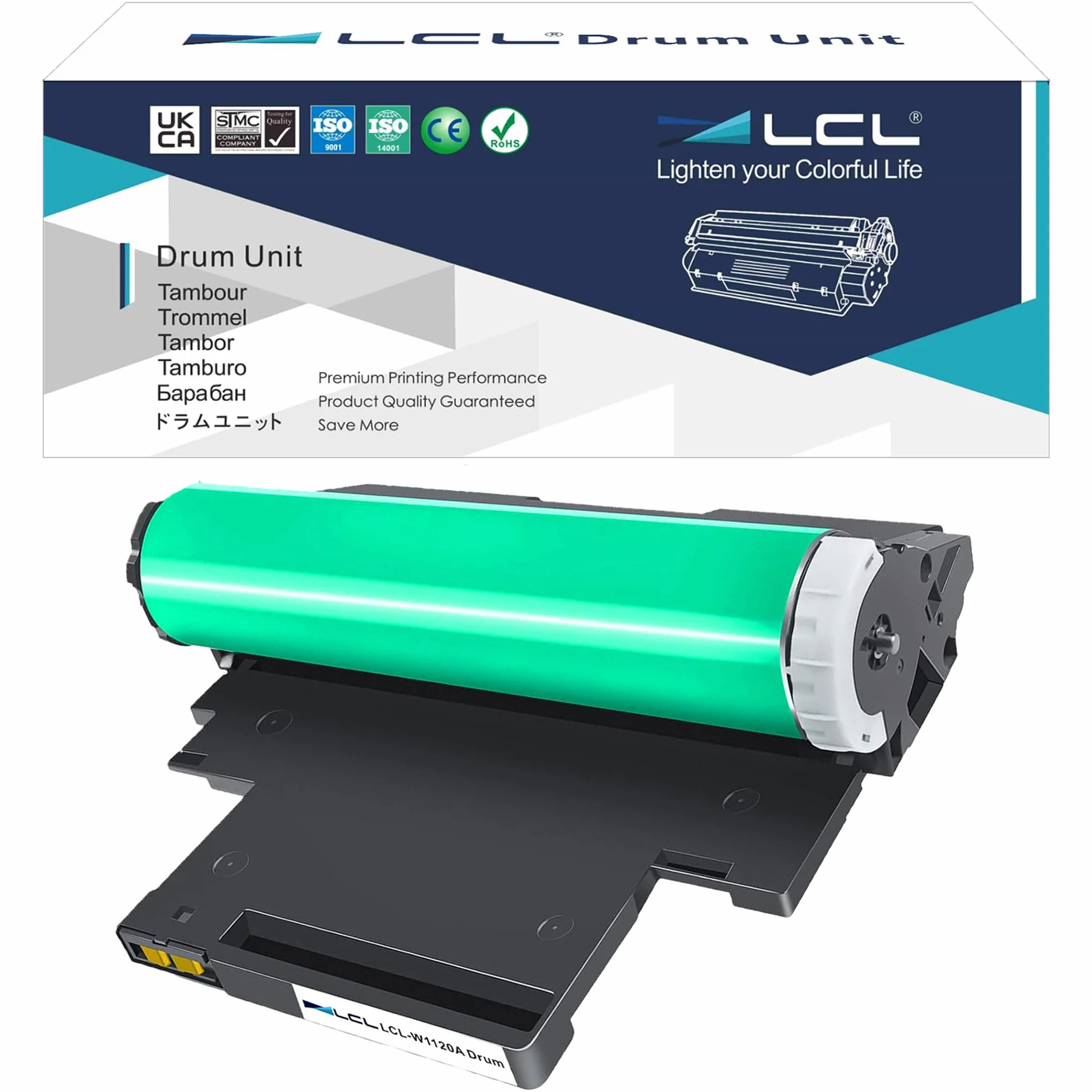 LCL Bęben W1120A kompatybilny z HP 120A W1120A, czarny, kompatybilny z HP Color Laser MFP 179fnw 178nw Color Laser 150nw 150a Color Laser MFP 178nwg 179fwg MFP 178nw 179fnw 150a 150 w 150 nw (1 szt.)