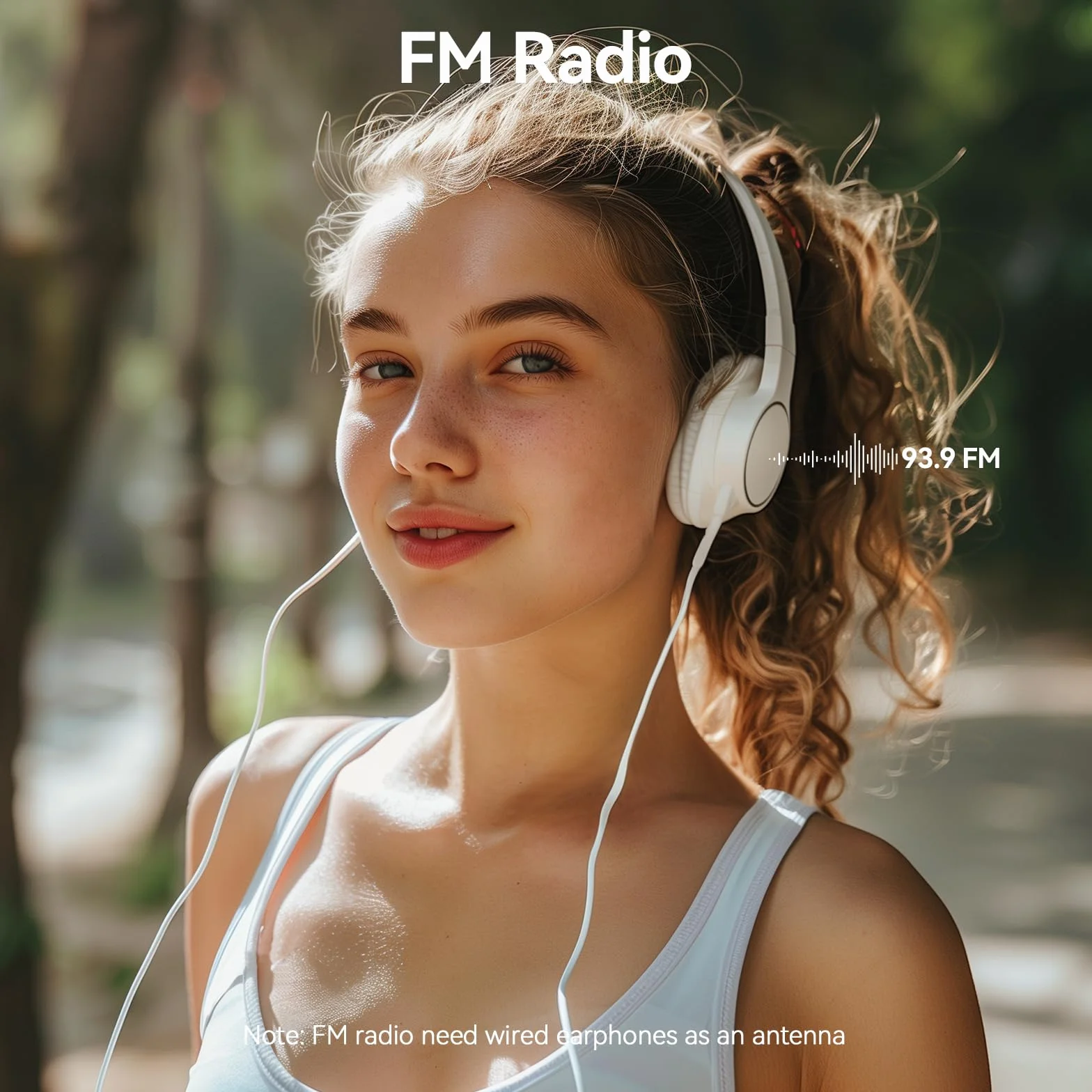 AGPTEK Odtwarzacz MP3 64 GB Bluetooth 5.3 Kolorowy Ekran TFT 2,3" Radio FM Nagrywanie Srebro