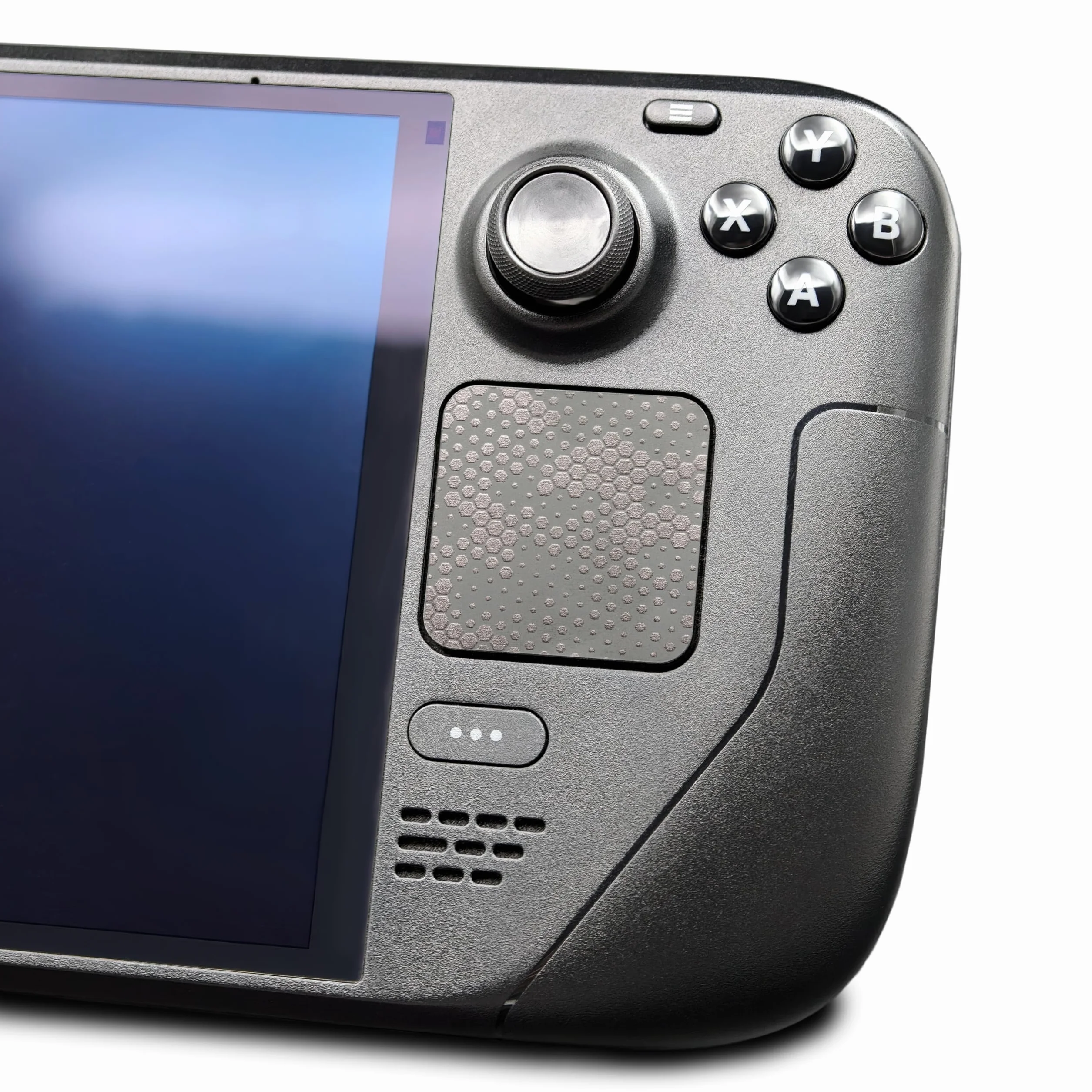 Steam Deck Touchpad Protector, Naklejka Ochronna Skórzana Teksturowana, Uchwyt Skin Luck&Link