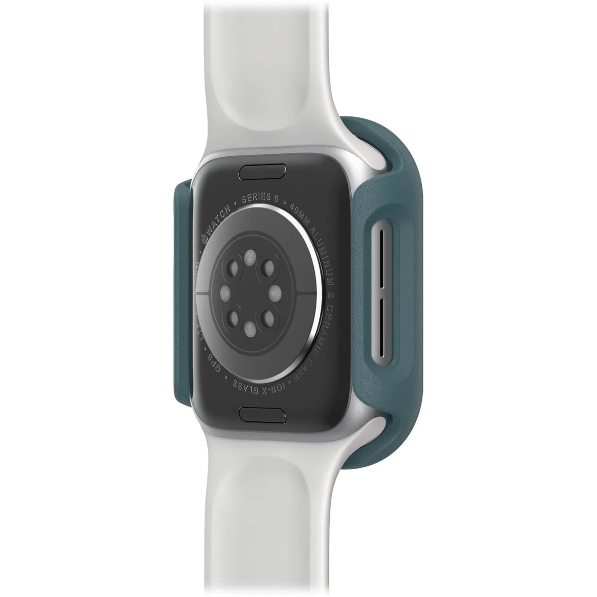 OtterBox Całodzienne etui na zegarek Apple Watch Series SE (3/2nd/1st gen)/6/5/4-44mm, Odporny na wstrząsy, elegancki futerał na zegarek Apple, chroni wyświetlacz i krawędzie, Zielony/Niebieski