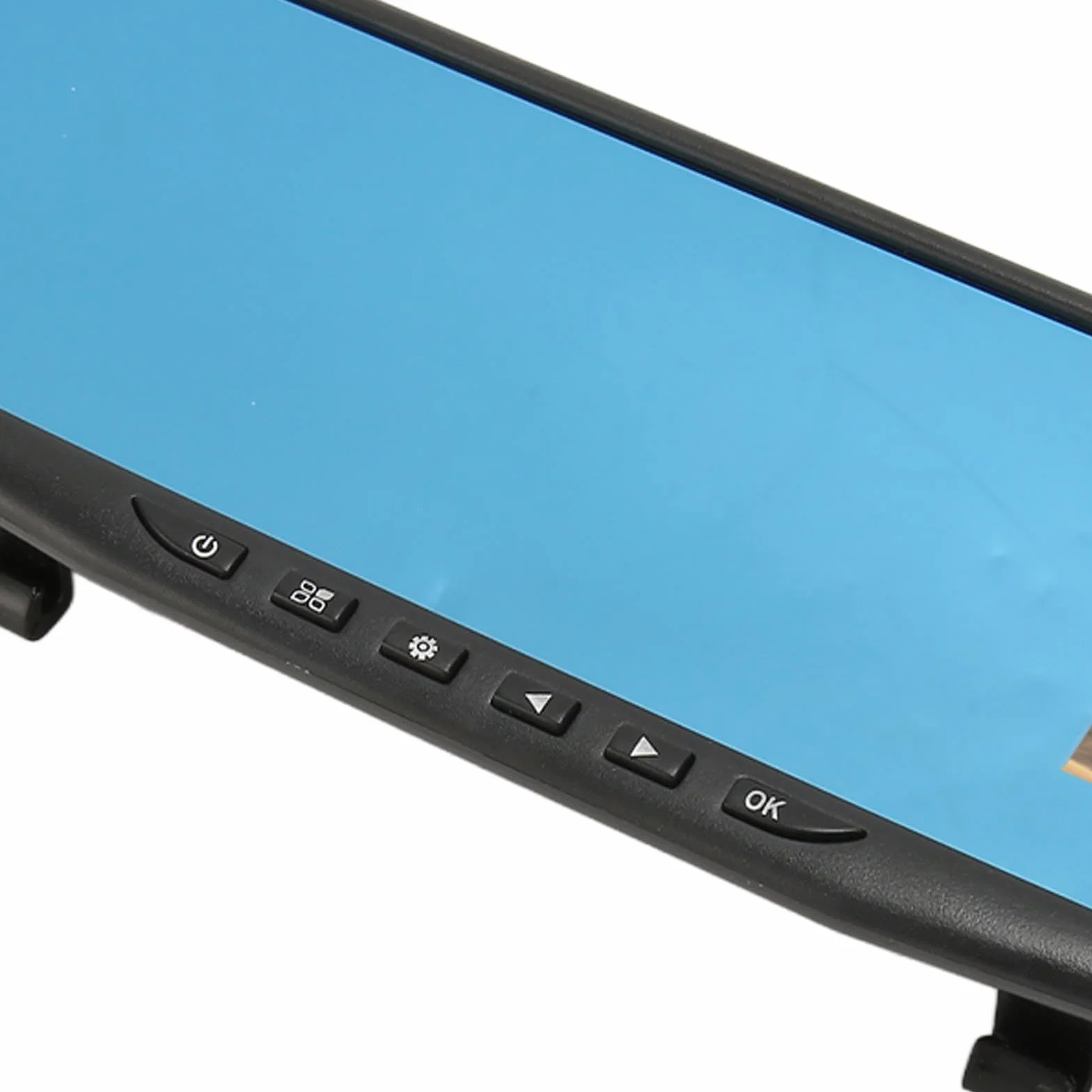 Kamera w Lusterku Wstecznym, Kamera Samochodowa w Lusterku Wstecznym z Ekranem LCD 2,4 Cala 1080P Rejestrator Jazdy Pojazdu dla Samochodu Ciężarowego SUV