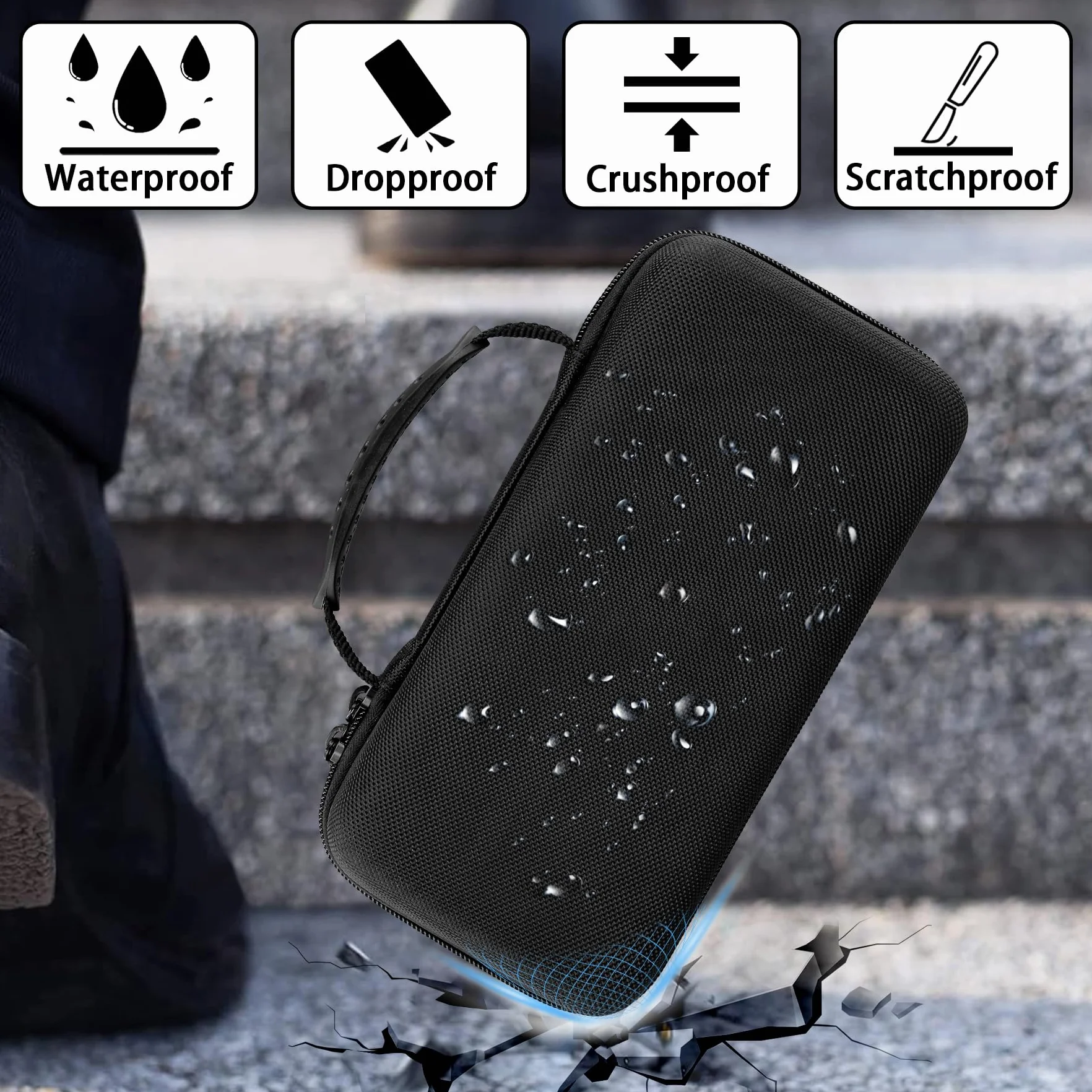 Aenllosi Twardy futerał kompatybilny z GameSir G8 Plus Mobile Game Controller, organizer na kontroler telefonu GameSir (tylko etui)