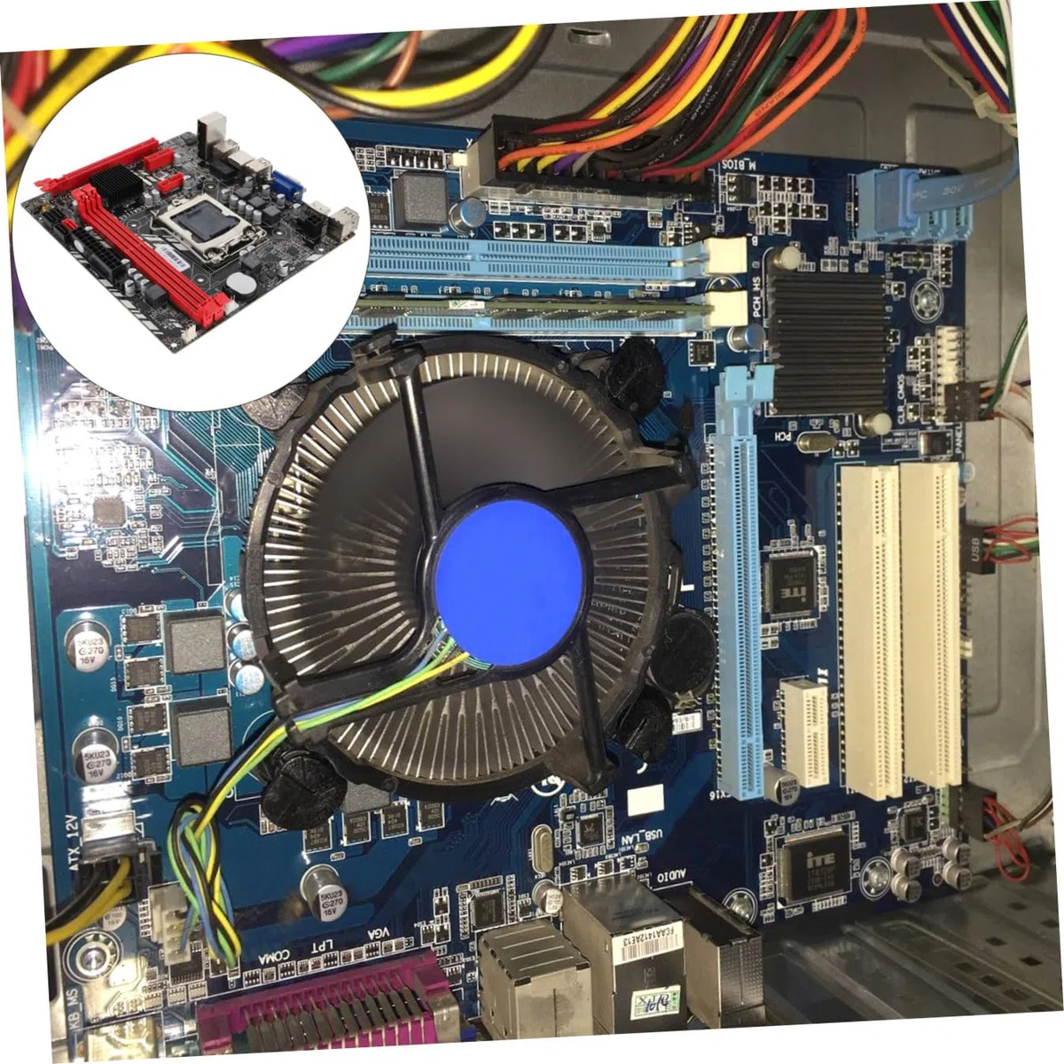 Płyta Główna Podwójna Płyta Główna Komputera Czarna Płytka Pcb
