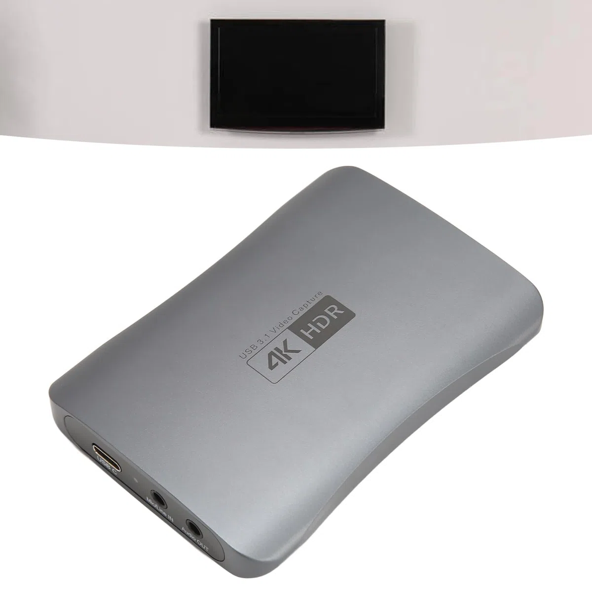 KUIDAMOS Karta Przechwytująca Wideo USB 3.1 4K HD Doskonała kompatybilność Podczas Strumieniowego Przesyłania Gier PC 1 Jednostka Trwała (HC-368)
