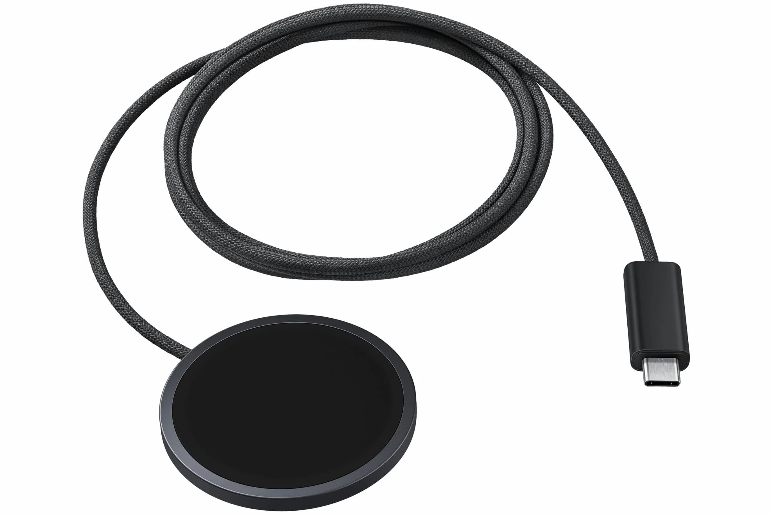 Samsung Magnetyczna ładowarka bezprzewodowa 25 W EP-P2900B do smartfonów i kompatybilnych obudów ładujących różnych producentów, obsługa Qi2, czarna