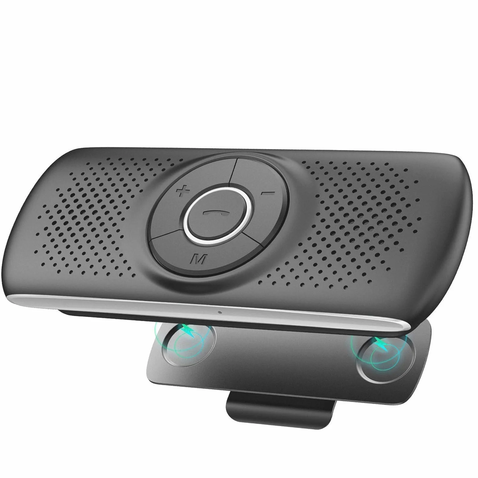 Zestaw Głośnomówiący Bluetooth 5.0 z Klipsem, Slotem na Kartę TF, Zintegrowanym Mikrofonem, Obsługą Siri i Asystenta Google, do Muzyki, GPS, Telefonu