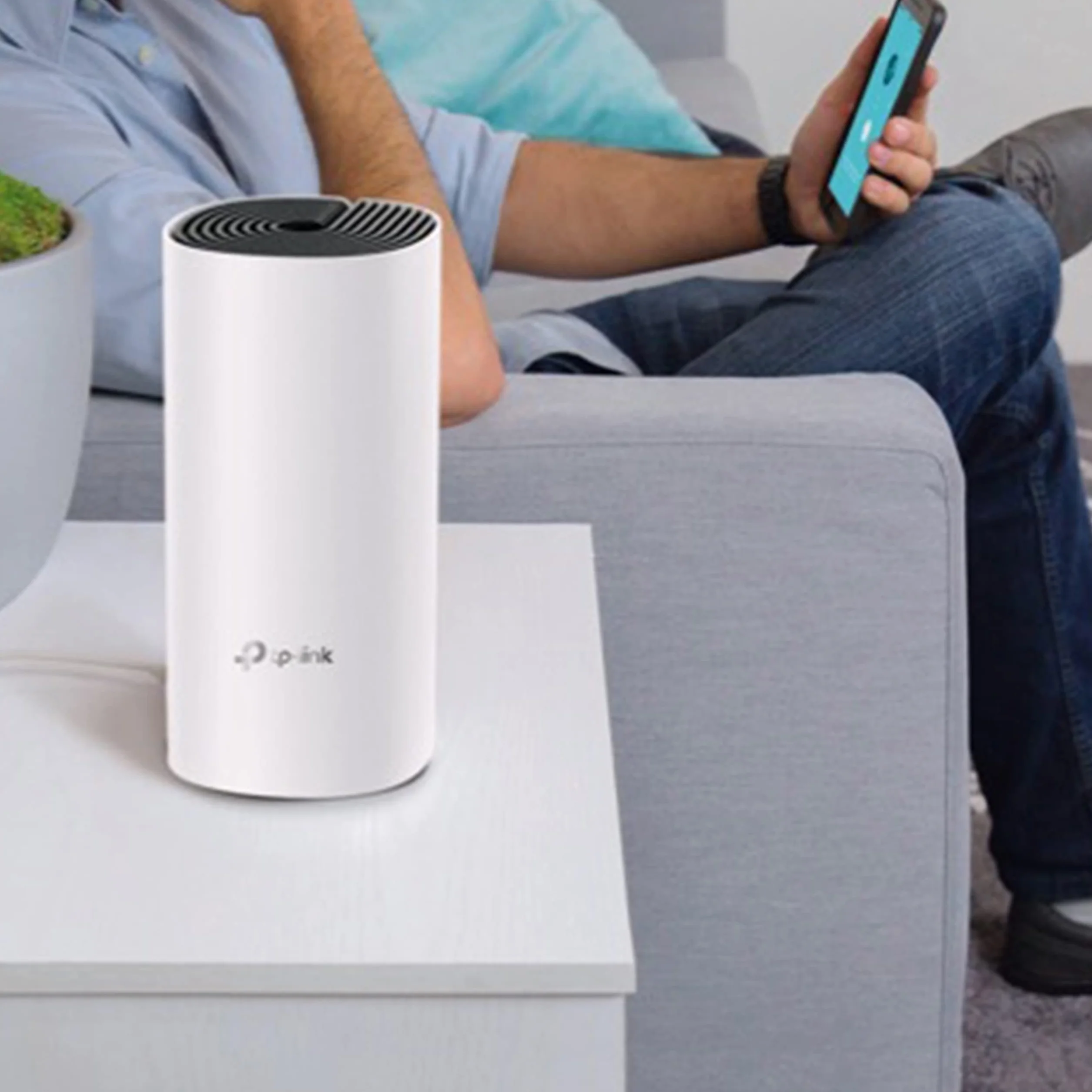 TP-Link Deco E4 (1-Pack), System Mesh WiFi AC1200, Dwuzakresowy 2.4GHz/5GHz, 2 porty 10/100 Mb/s, MU-MIMO, Kontrola rodzicielska, Aplikacja Deco, Kompatybilny z Alexa, Kolor: Biały