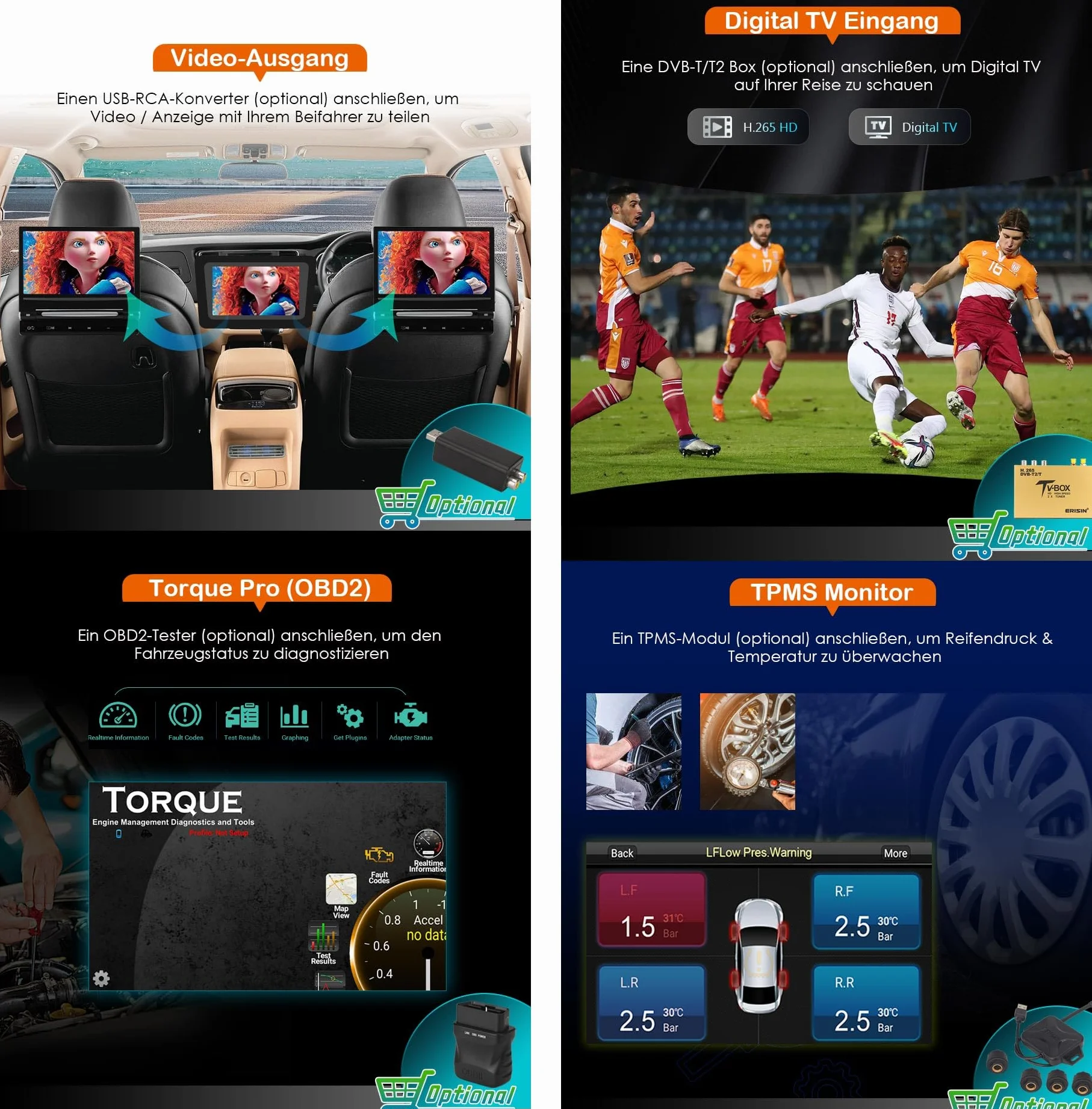 Erisin 8-rdzeniowy 4 GB+64 GB Android 13 GPS radio samochodowe Bluetooth 5.0 nawigacja do FIAT Grande Punto Linea 6,1 cala IPS ekran dotykowy CarPlay Android Auto WiFi 4G