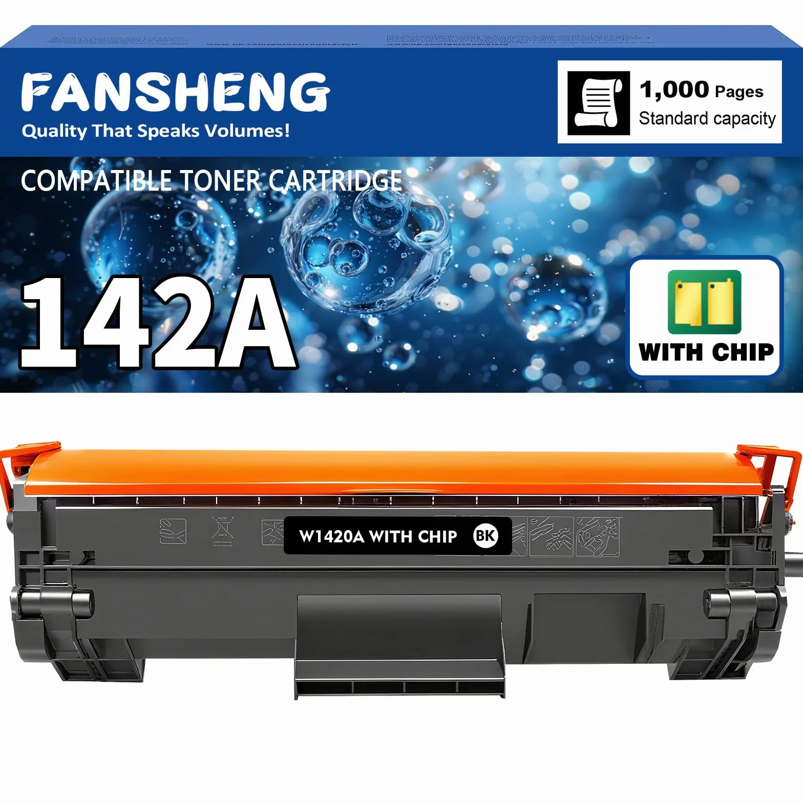 142A 1420A 【z chipem】 Toner 142X 1420X kompatybilny z H P do LaserJet MFP M140w M110w M139w / MFP M110 M139 M139 M140 drukarka 1000 stron W1420A W142A (1 czarny)