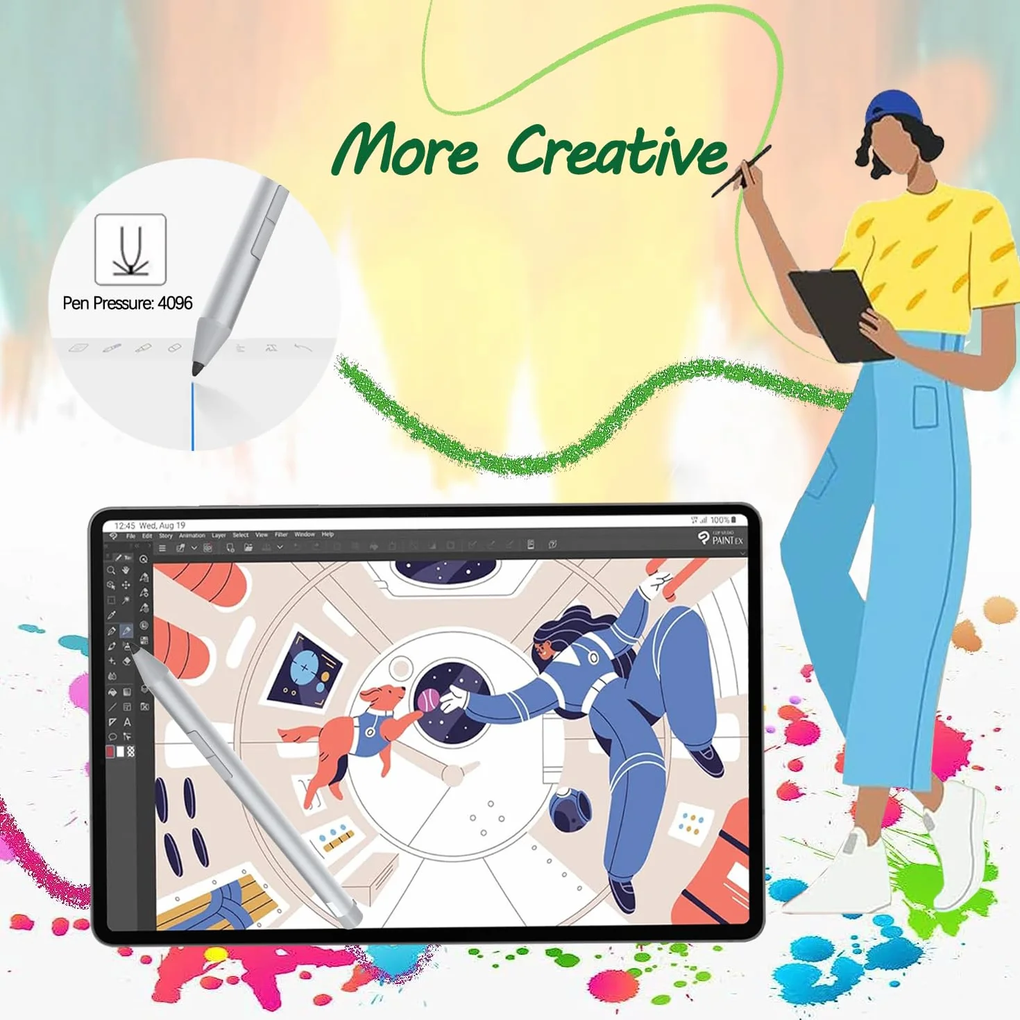 Oryginalne wymienne końcówki 5 szt. do laptopa Lenovo Precision Pen 2 i Active Pen 3, precyzyjne sterowanie, przyjazne dla ekranu, czarne