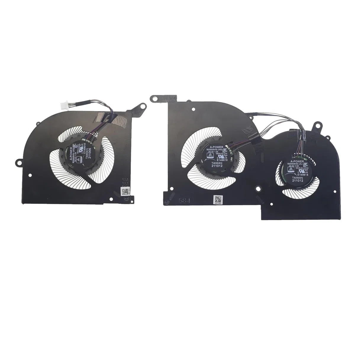 tianwandong Wentylator chłodzący procesor i kartę graficzną laptopa BS5005HS-U4Q BS5005HS-U3J DC5V 4Pin do GS66 MS-16V4 16V4(GPU FAN)
