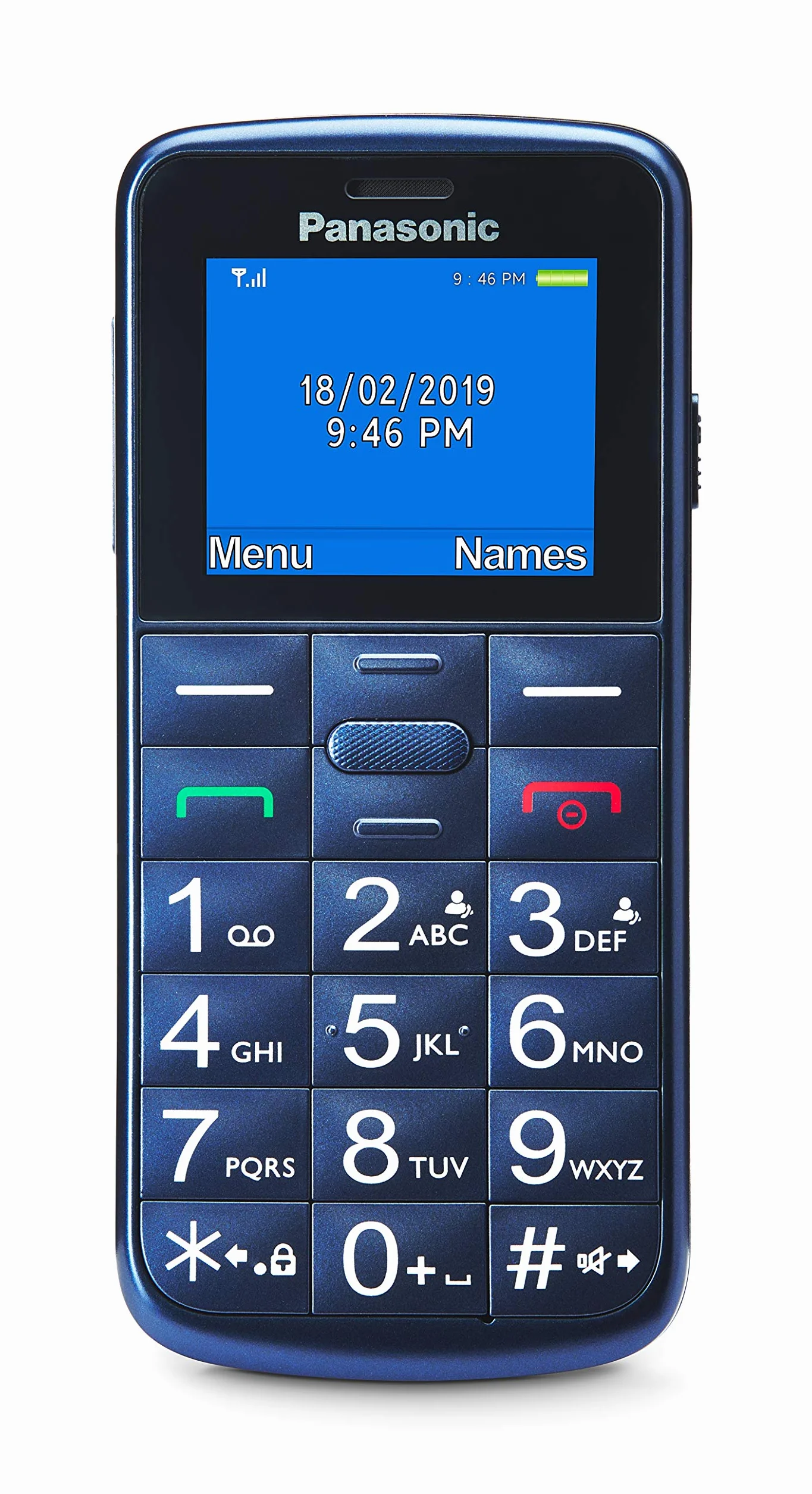 Panasonic KX-TU110 telefon komórkowy niebieski