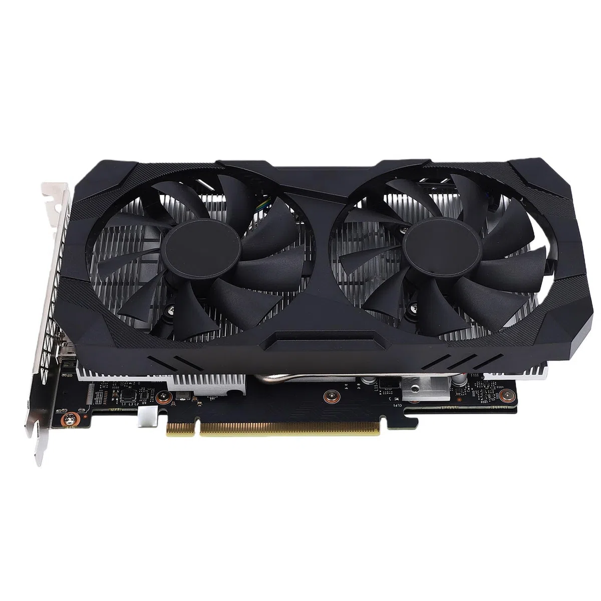 Karta Graficzna 6 GB GDDR6 192-bitowy Podwójny Wentylator do Gier Stacjonarnych Karta Graficzna do Gier na PC, 1080p z obsługą DisplayPort