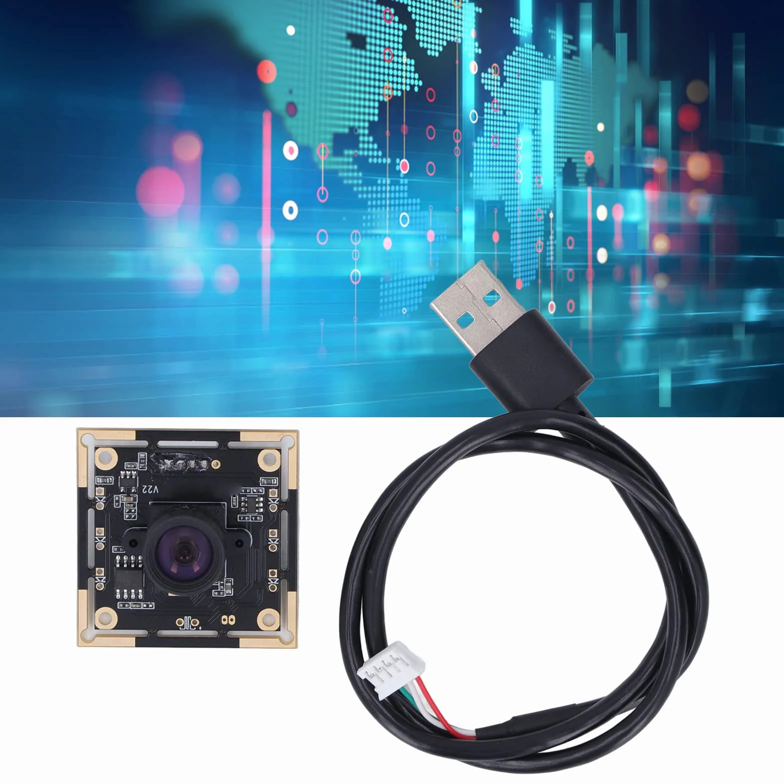 Moduł Kamery 1MP USB2.0 OV9732 Układ światłoczuły Moduł Kamery Ręcznej Płytka Drukowana Komputera Płytka Kamery z Panoramą Zniekształceń