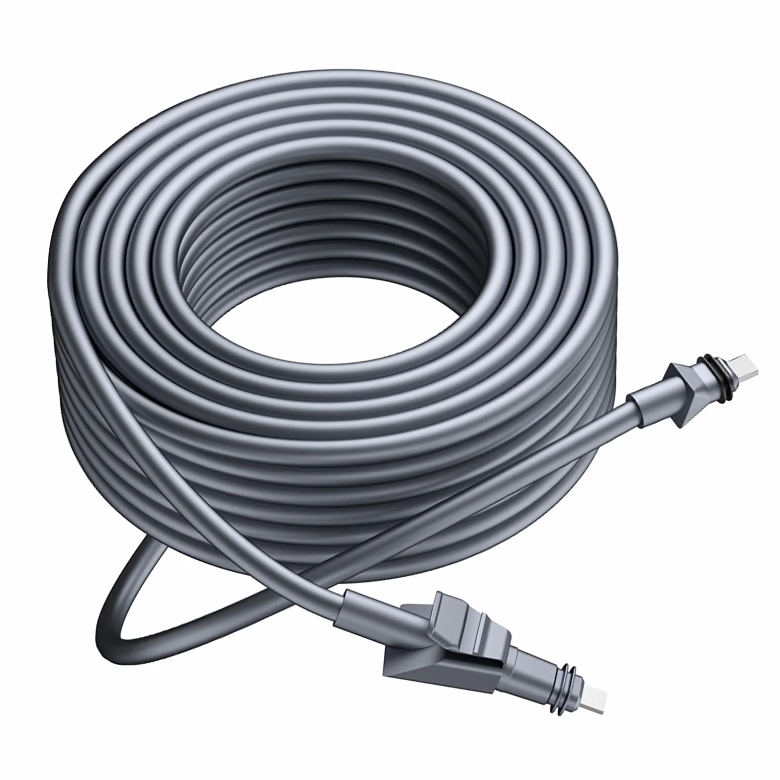 Prostokątny Kabel Zamienny do Routera Satelitarnego 35 M, Płaska Technologia POE o Wysokiej Wydajności ze Stabilnym Połączeniem, Gumowy materiał Miedziany