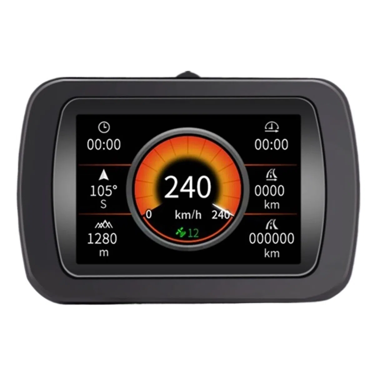 A65 Wyświetlacz Head Up GPS Off-road Wielofunkcyjny Sygnał Satelitarny OBD HUD Cyfrowy Wyświetlacz Miernik Kompas Inklinometr Prędkościomierz dla wszystkich pojazdów(OBD)