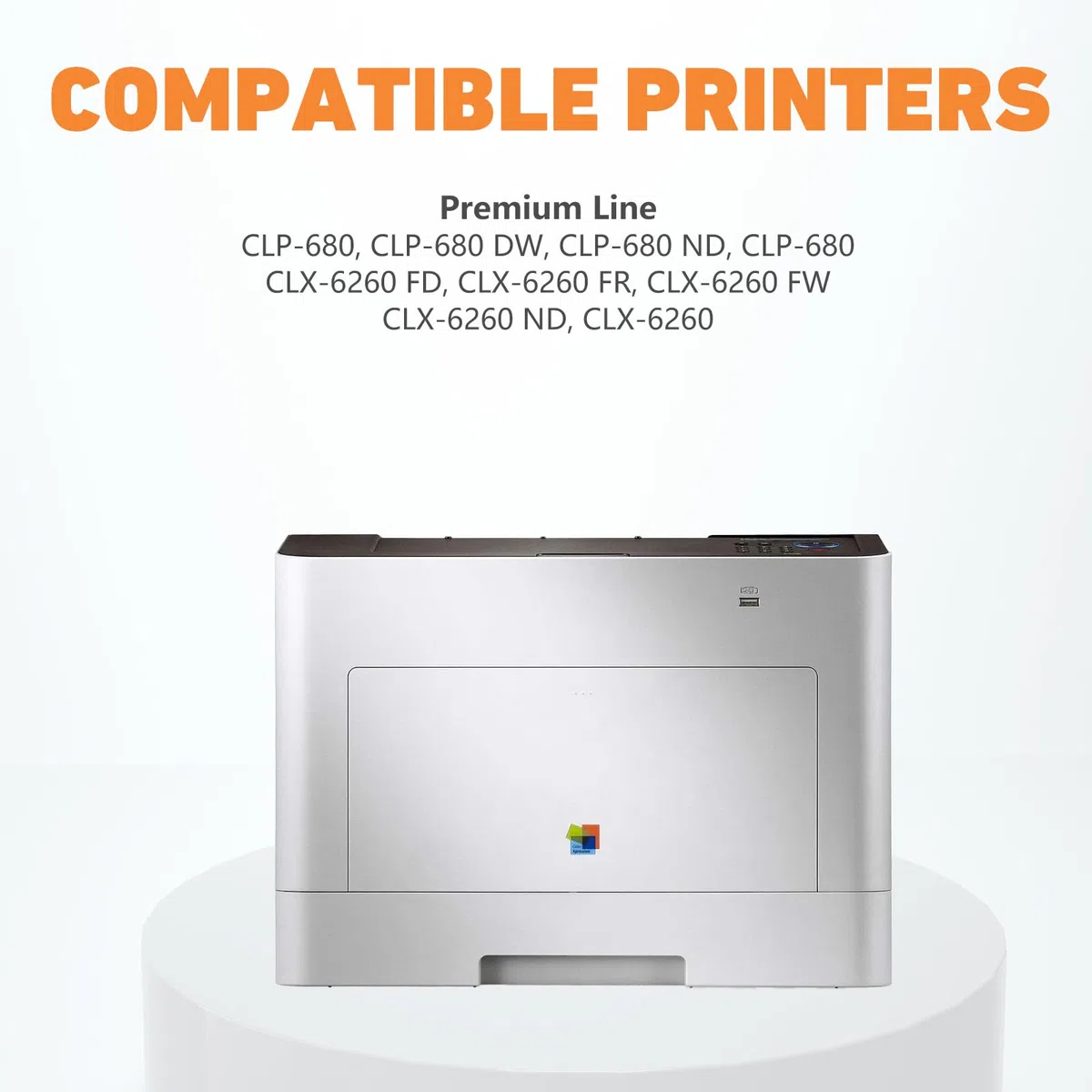 hehua CLT-506L Toner kompatybilny zamiennik do Samsung CLT-K506L CLT-C506L CLT-M506L CLT-Y506L 6260FR 6260 CLP-680ND 680DW CLX-6260FW 6260ND 6260FD 6260 NR (Czarny, Cyjan, Żółty, Magenta, 4-pak)