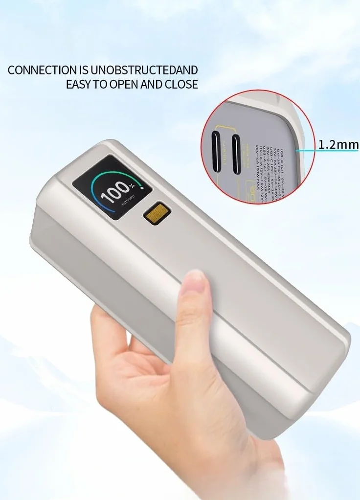 FTRONGRT Etui kompatybilne z Xiaomi 25000 mAh 212 W Power Bank, kompleksowa ochrona, pyłoszczelne, odporne na upadki, silikonowe etui ochronne kompatybilne z Xiaomi 25000 mAh 212 W, czarne