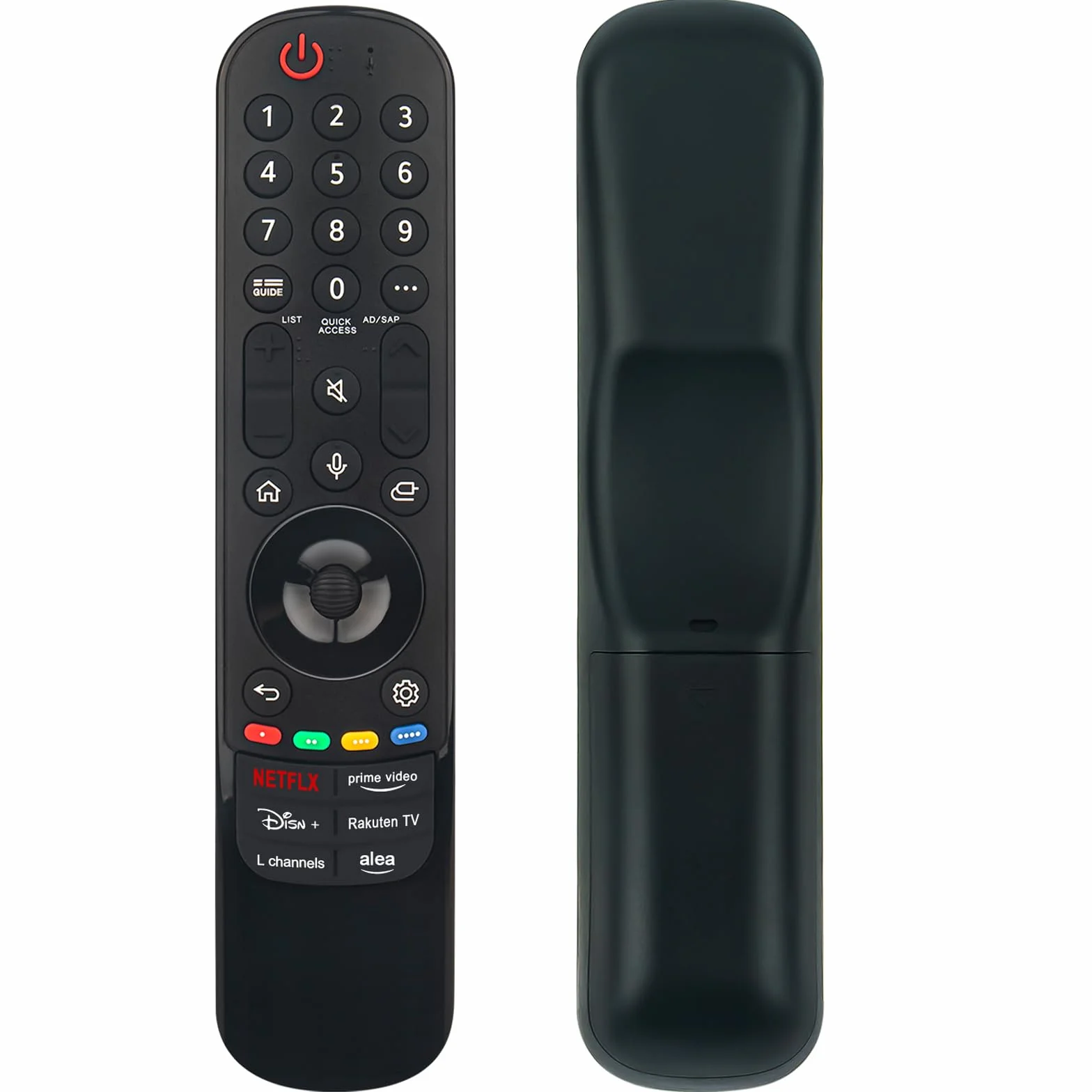 AULCMEET AKB76045003 pilot zamiennik do LG TV z funkcją głosową MR24GA MR23GA MR22GA MR21GA
