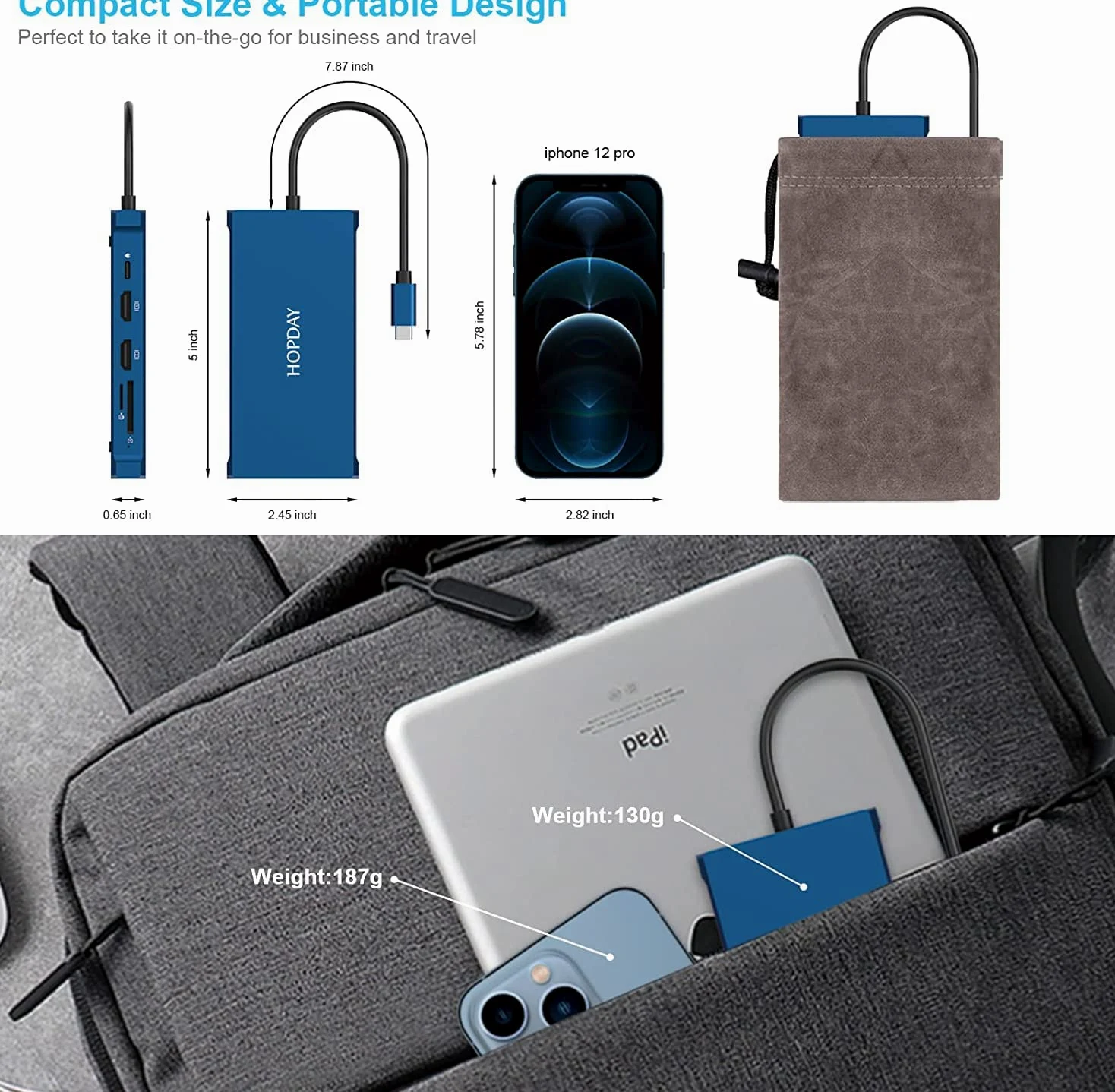 Stacja dokująca, USB C stacja dokująca 12 w 1, potrójny wyświetlacz z 2 4K HDMI, VGA, Gigabit Ethernet, 100 W PD, 5 Gbps, USB 3.0 Hub, czytnik kart SD/TF, audio 3,5 mm do Dell/HP/Lenovo/MacBook