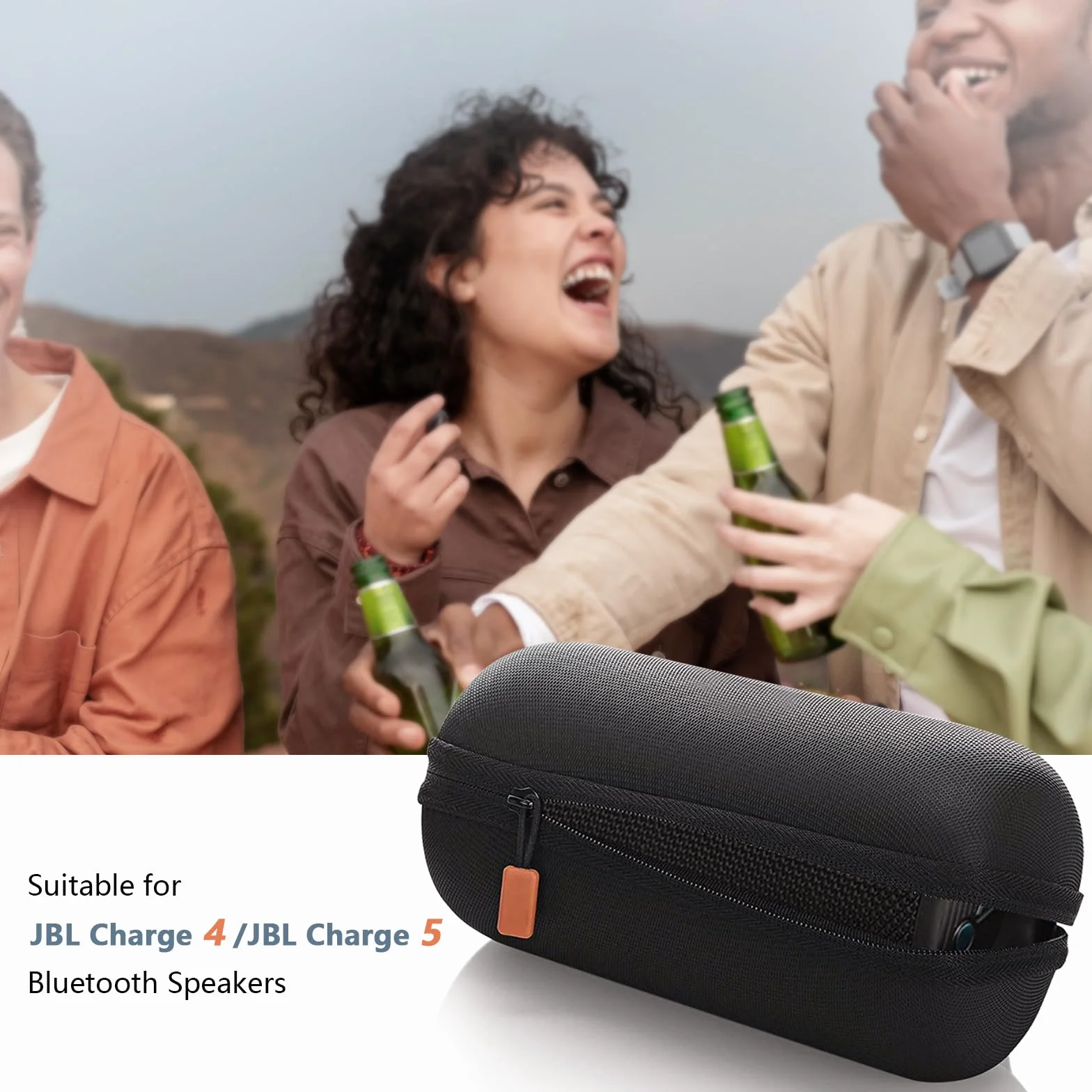 Gdraco Twarde etui ochronne na telefon komórkowy JBL Charge 4 / JBL Charge 5 przenośny głośnik WiFi i Bluetooth, torba