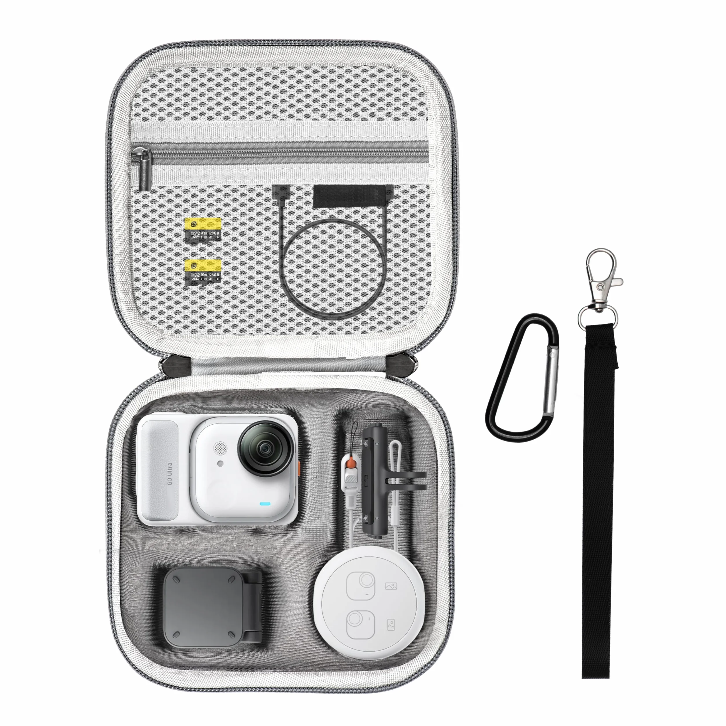 Torba do przechowywania akcesoriów Insta 360 GO Ultra etui ochronne twarda obudowa do Insta360 GO Ultra Vlogging Action Camera akcesoria