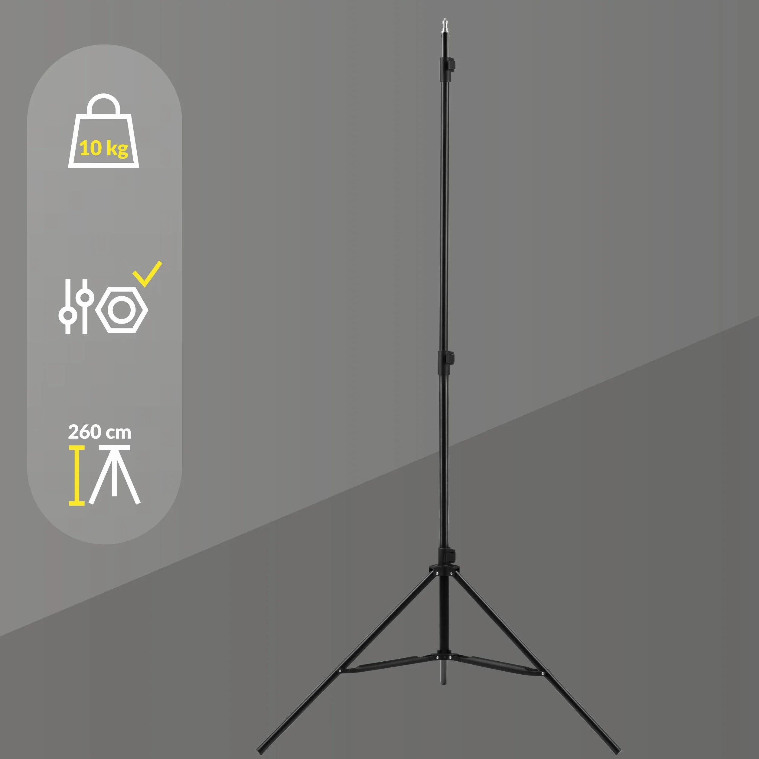 OVERMAX Tripod Stand 180 Przenośny Statyw do Projektora, Udźwig 10 kg, Regulowana Wysokość