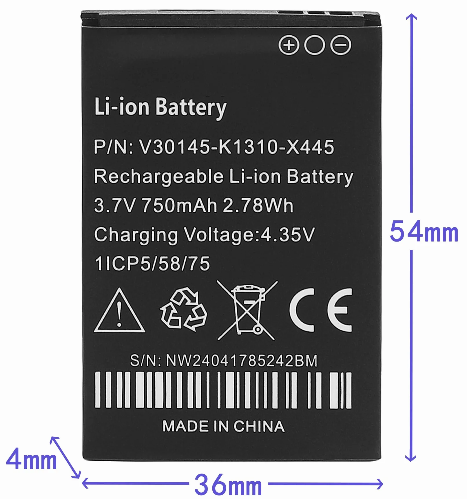 Bateria V30145-K1310-X445 kompatybilna z Siemens Gigaset SL78H SL400 SL450 SL610H SL780 SL785 SL788 Openstage SL4 telefon bezprzewodowy akumulator litowo-jonowy V30145-K1310-X444 7500 mAh