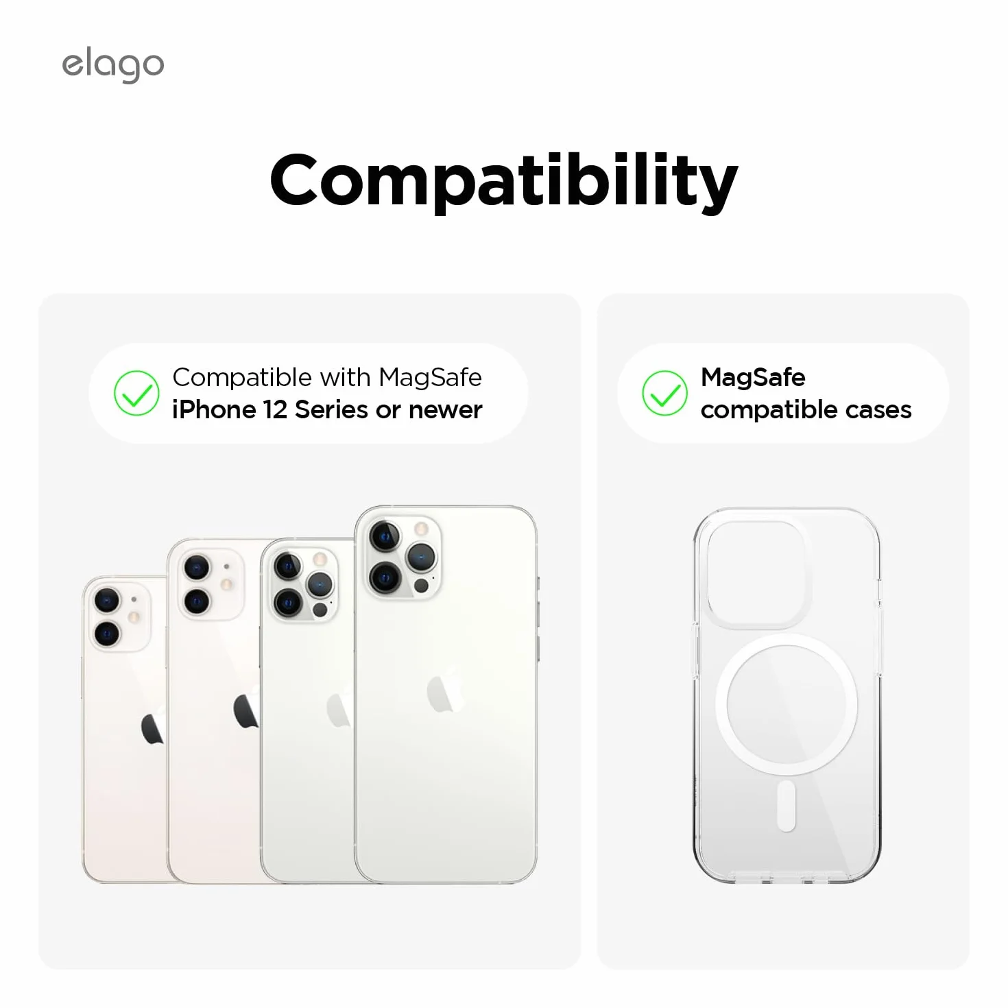elago MS W5 Stojak do ładowania MagSafe, silikonowy, kompatybilny z iPhone 17/16/15/14/13/12