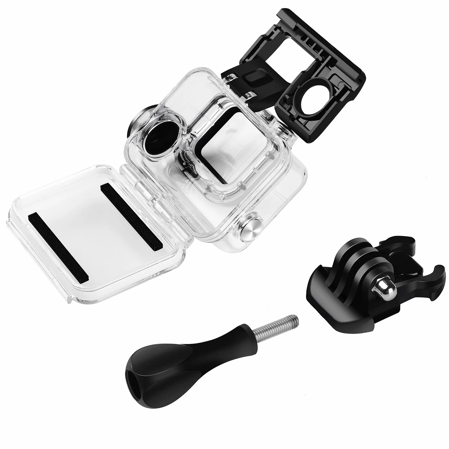 Suptig etui, wodoodporna obudowa, obudowa podwodna, etui do ładowania, obudowa do nurkowania kompatybilna z Gopro Hero 7 Black, Hero 6, Hero 5, Hero 2018 wodoodporny 164 stóp (50 metrów)