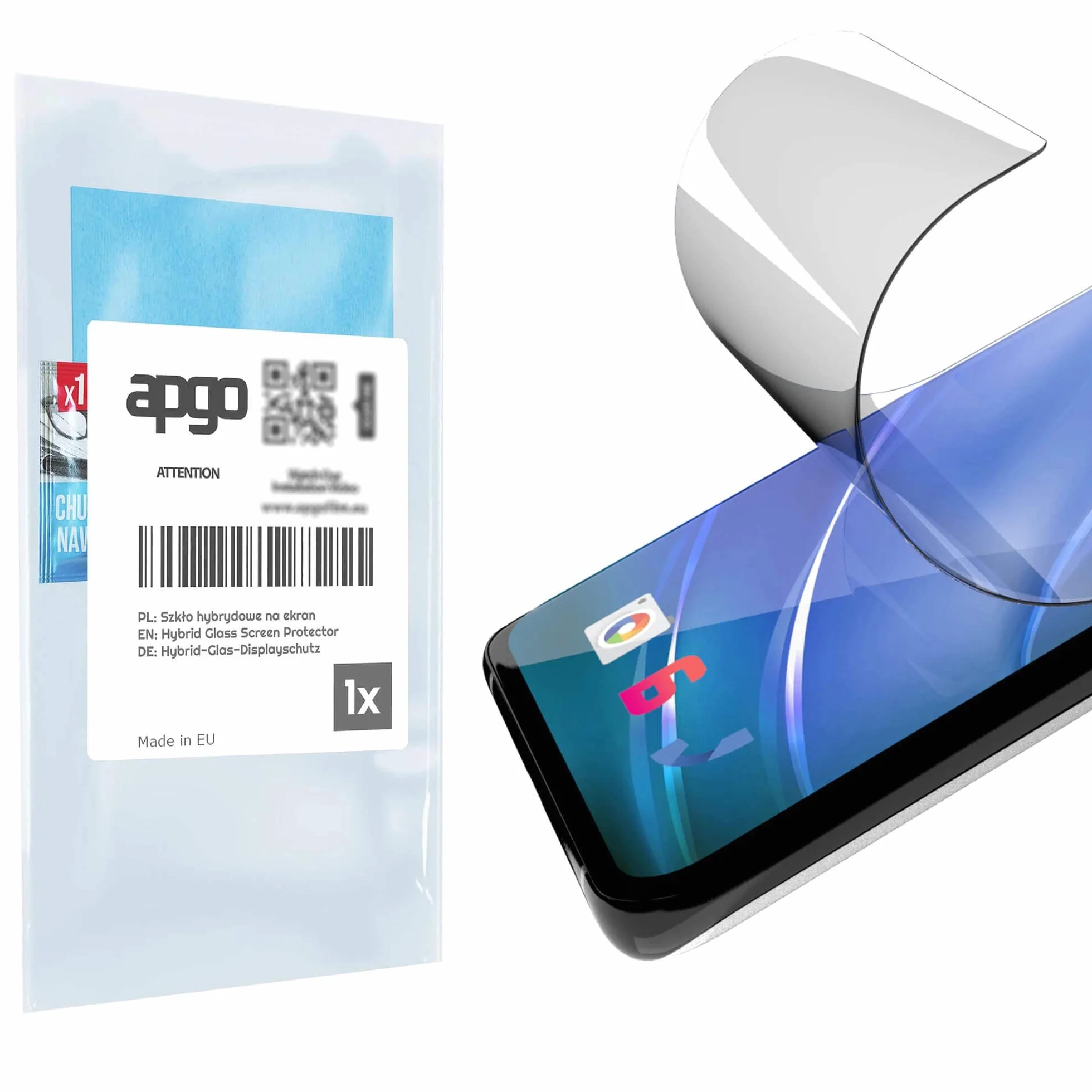 apgo Hybrid Glass Screen Protector do Teclast T45HD, szkło hybrydowe, zamiennik hartowanego