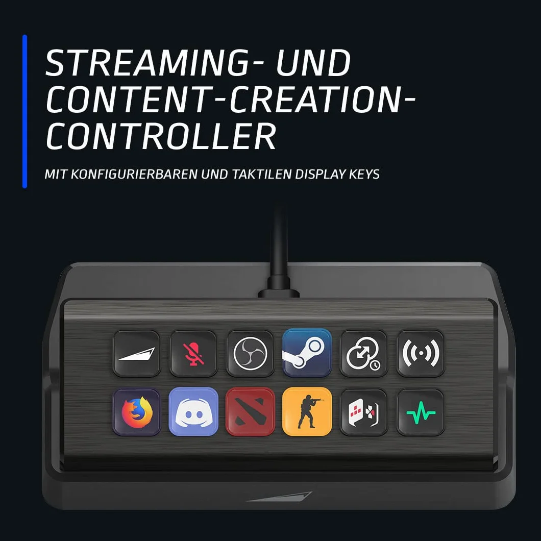 MOUNTAIN Displaypad Streaming Content Creation Controller 12 Display Keys USB-C