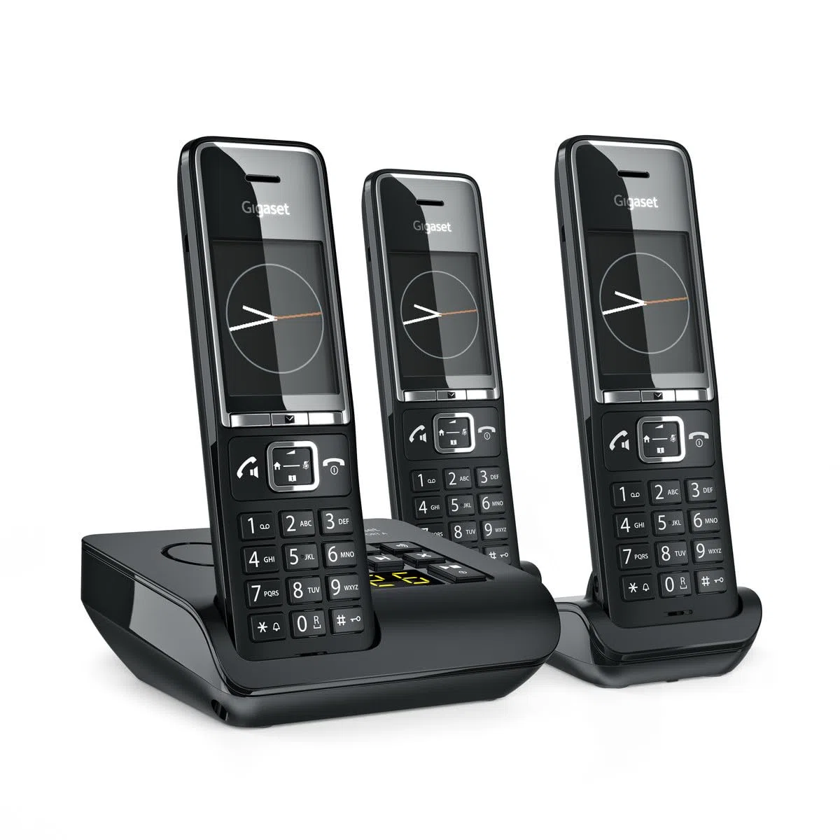 Gigaset Comfort 550A Trio, czarny/chrom
