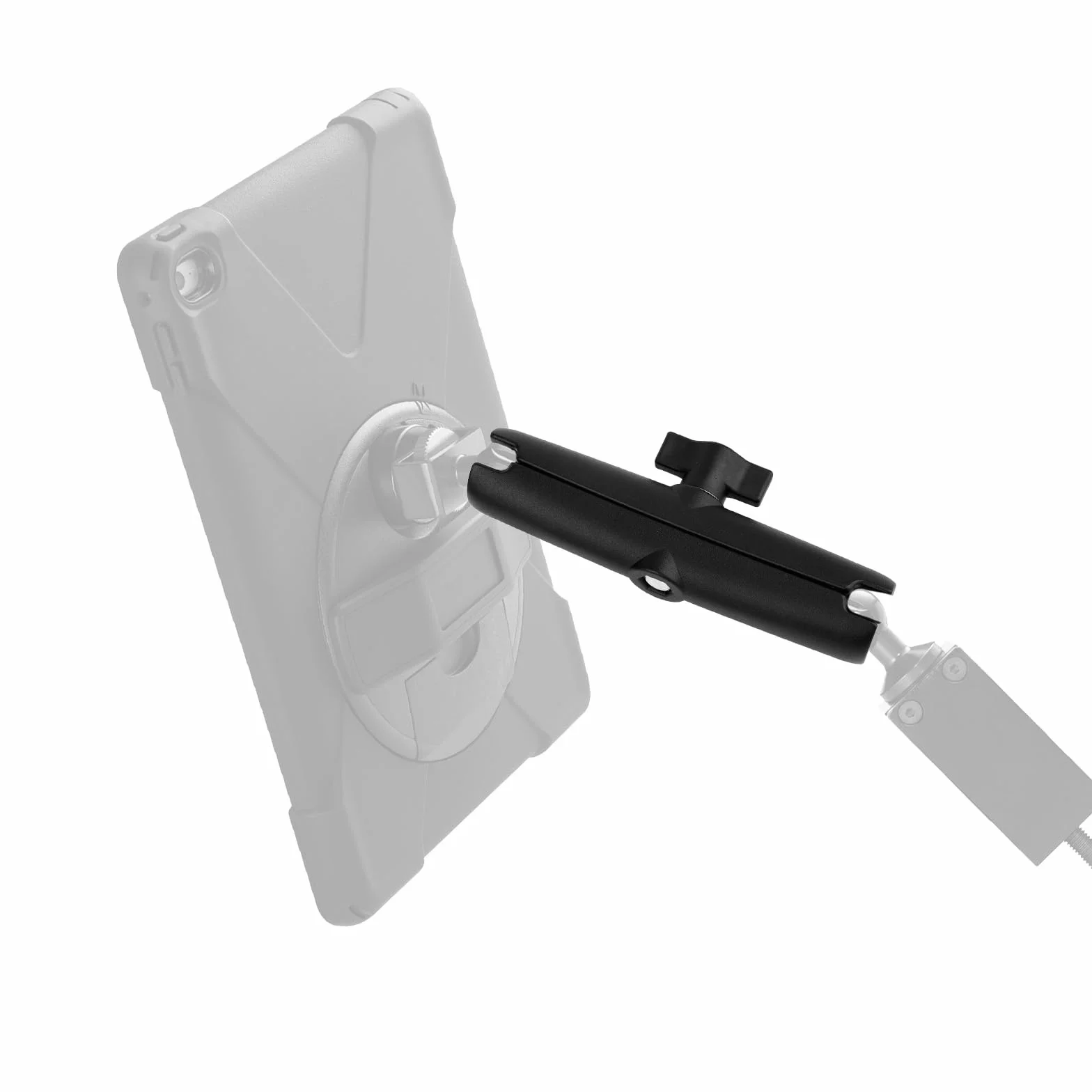 Gosknor Uchwyt na Ramię z Podwójnym Gniazdem, 15cm Aluminiowe Ramię z Podwójnym Gniazdem do Uchwytu na Telefon Rower Ciężarówka Ramiona Montażowe do Elementów Kulowych 1"