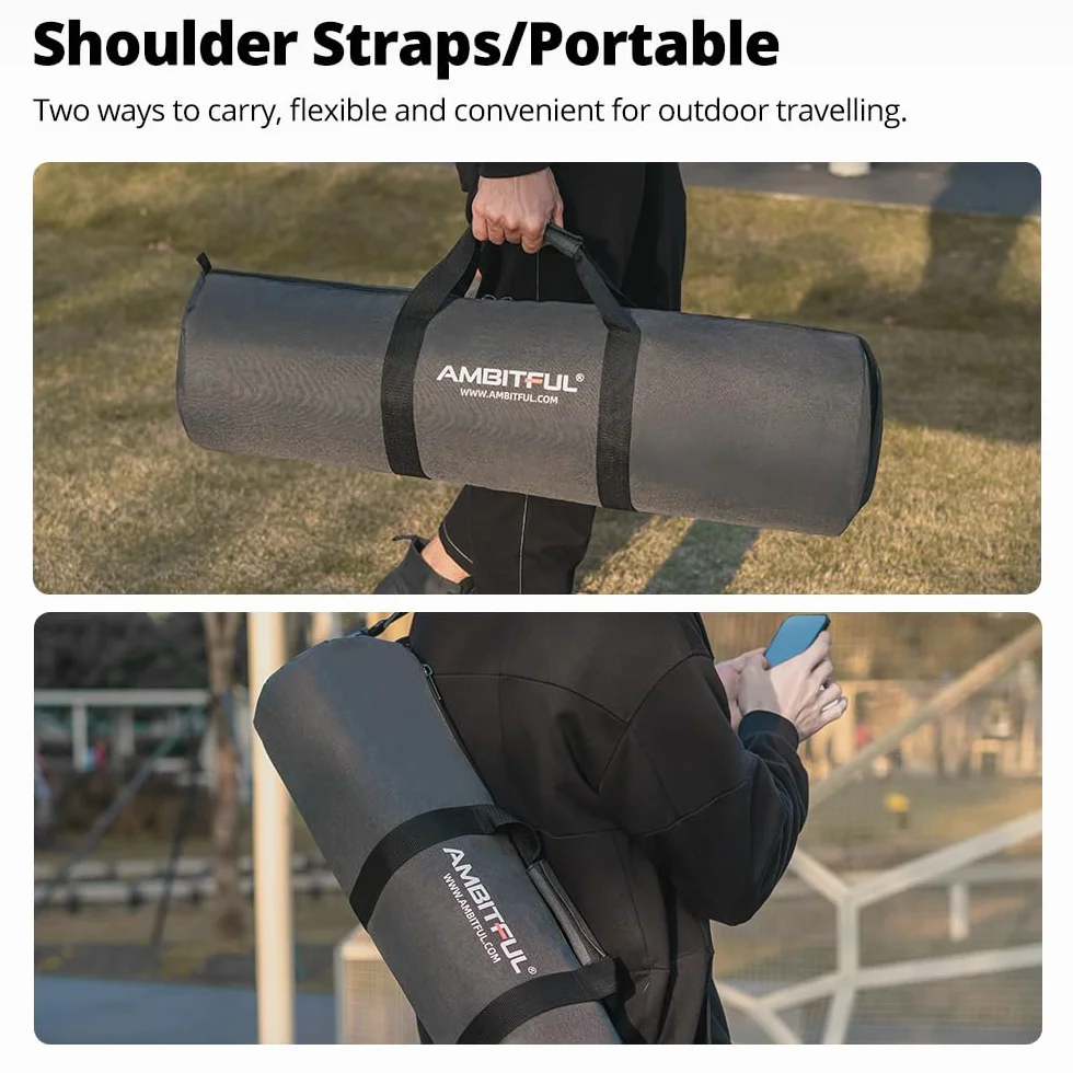 AMBITFUL Widened Version Tripod Carrying Case Bag 70CM / 27.5inch for Light Stands,Boom Stand,Umbrella and Tripod Photography Accessories(70cm/27.5in) x (Φ18cm/7in)