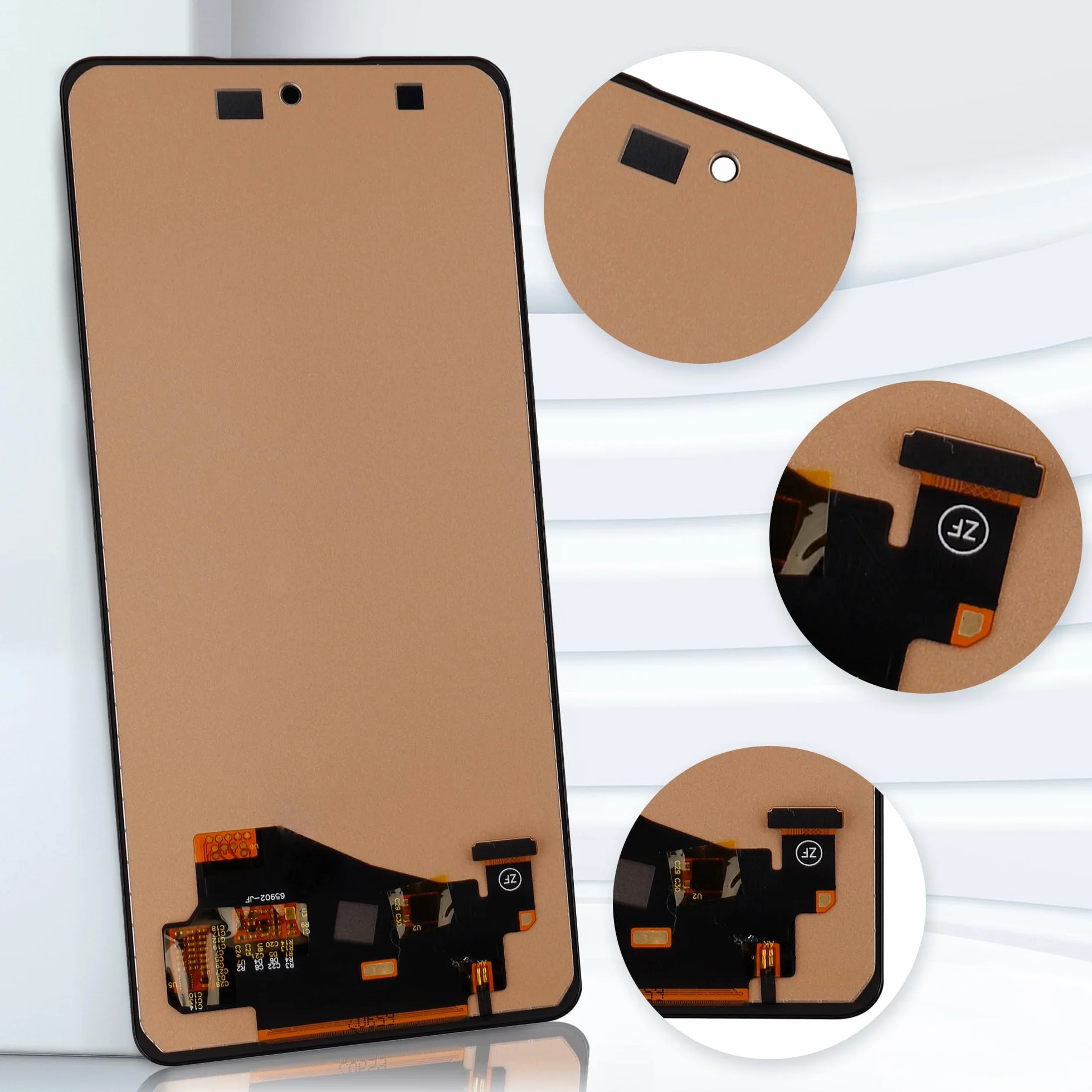 Wyświetlacz TFT 6,7" kompatybilny z Samsung Galaxy M52 5G SM-M526 (czarny, bez ramki), wyświetlacz LCD, ekran dotykowy zamienny + zestaw narzędzi (bez odcisków palców)