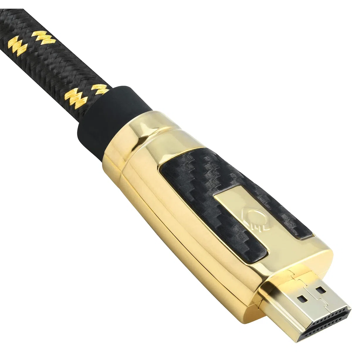 OEHLBACH Kabel Carb Connect Ultra High Speed HDMI 2.1-48 Gb/s, 8K/60Hz, 4K/120Hz, monokrystaliczna miedź HPOCC, styki pozłacane 24-karatowym złotem, 4-drożne ekranowanie, pełne metalowe złącze