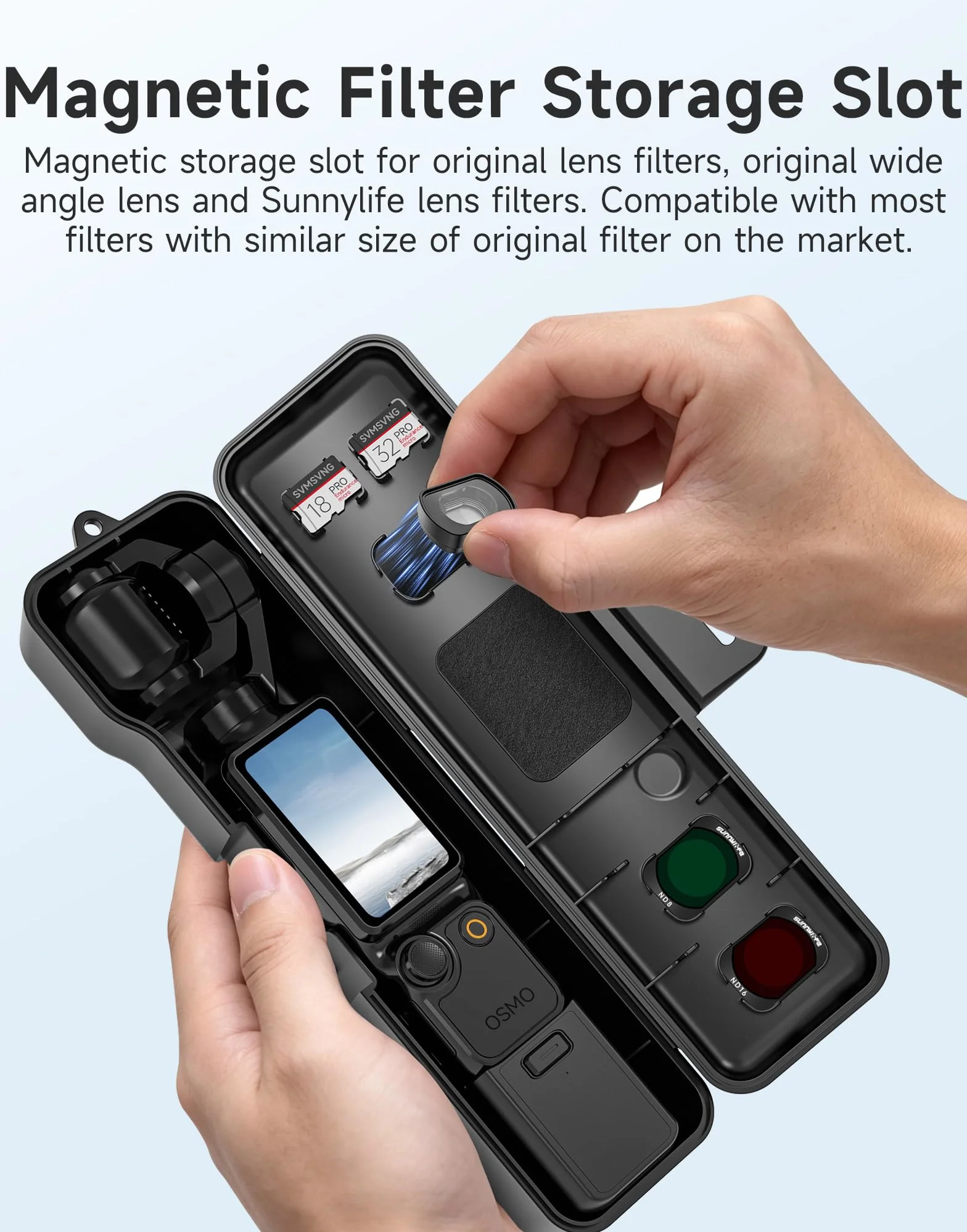 Plastikowe etui do DJI Osmo Pocket 4, futerał ochronny na aparat, etui do przechowywania, akcesoria do aparatu DJI Osmo Pocket 4/3 (czarne)