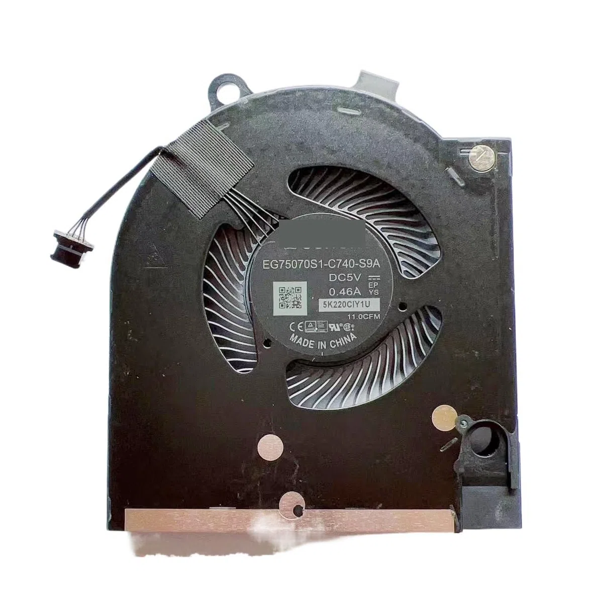 Wentylatory chłodzące procesora komputera do EG75070S1-C740-S9A DC5V wentylator chłodnicy laptopa części laptopa