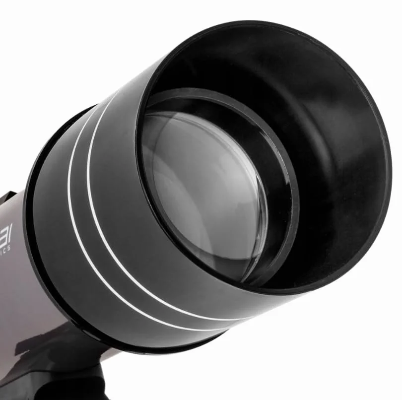 TELESKOP EDUKACYJNY MIRAI OPTICS METEOR F30070M z adapterem do smartfona | Zestaw z filtrami słonecznym i księżycowym | Powiększenie do x150 (Meteor)